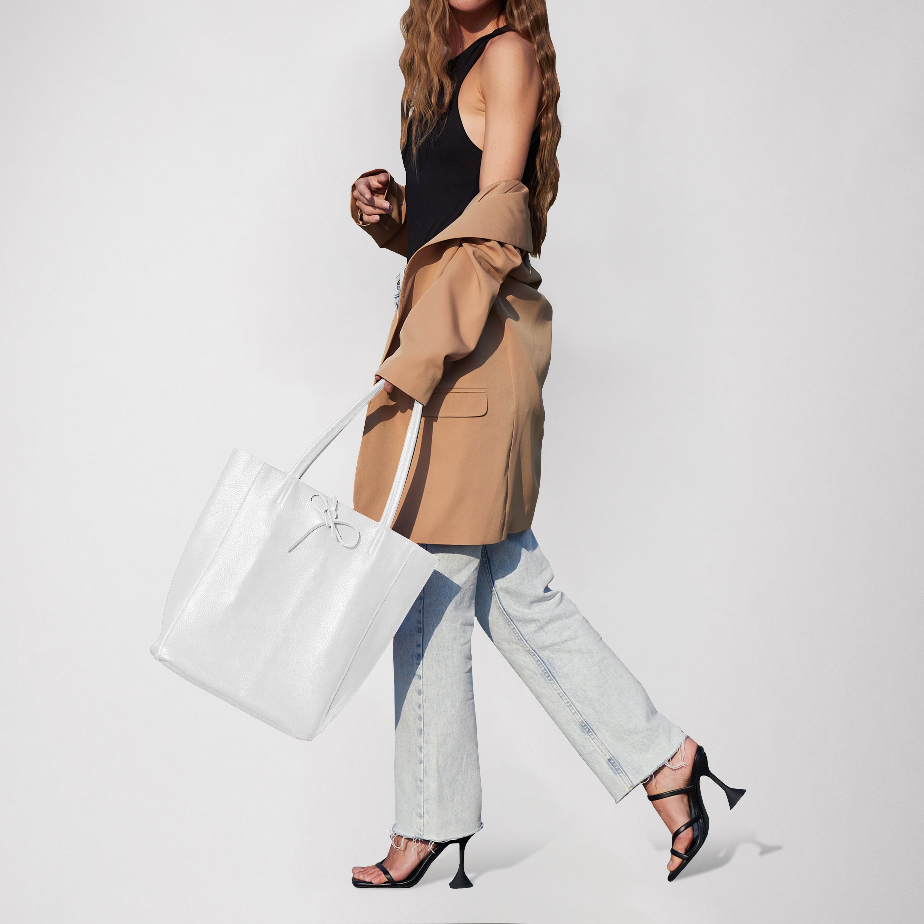 Calf Leather Tote Bag 201718