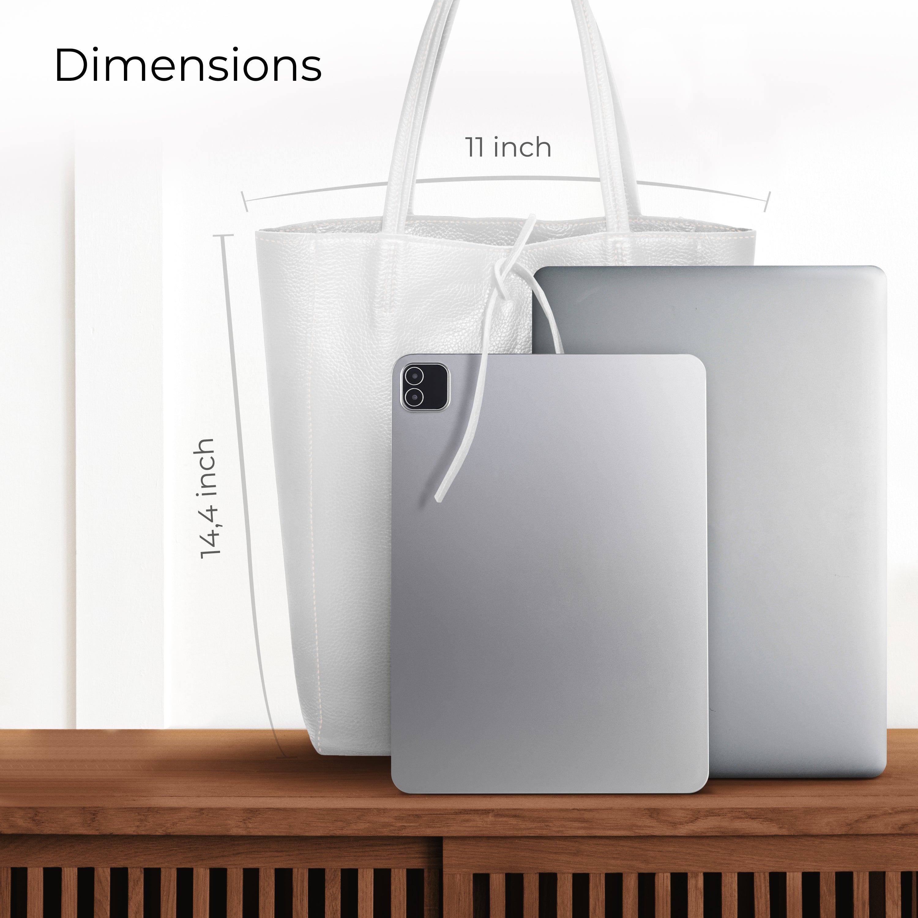 Calf Leather Tote Bag 201718