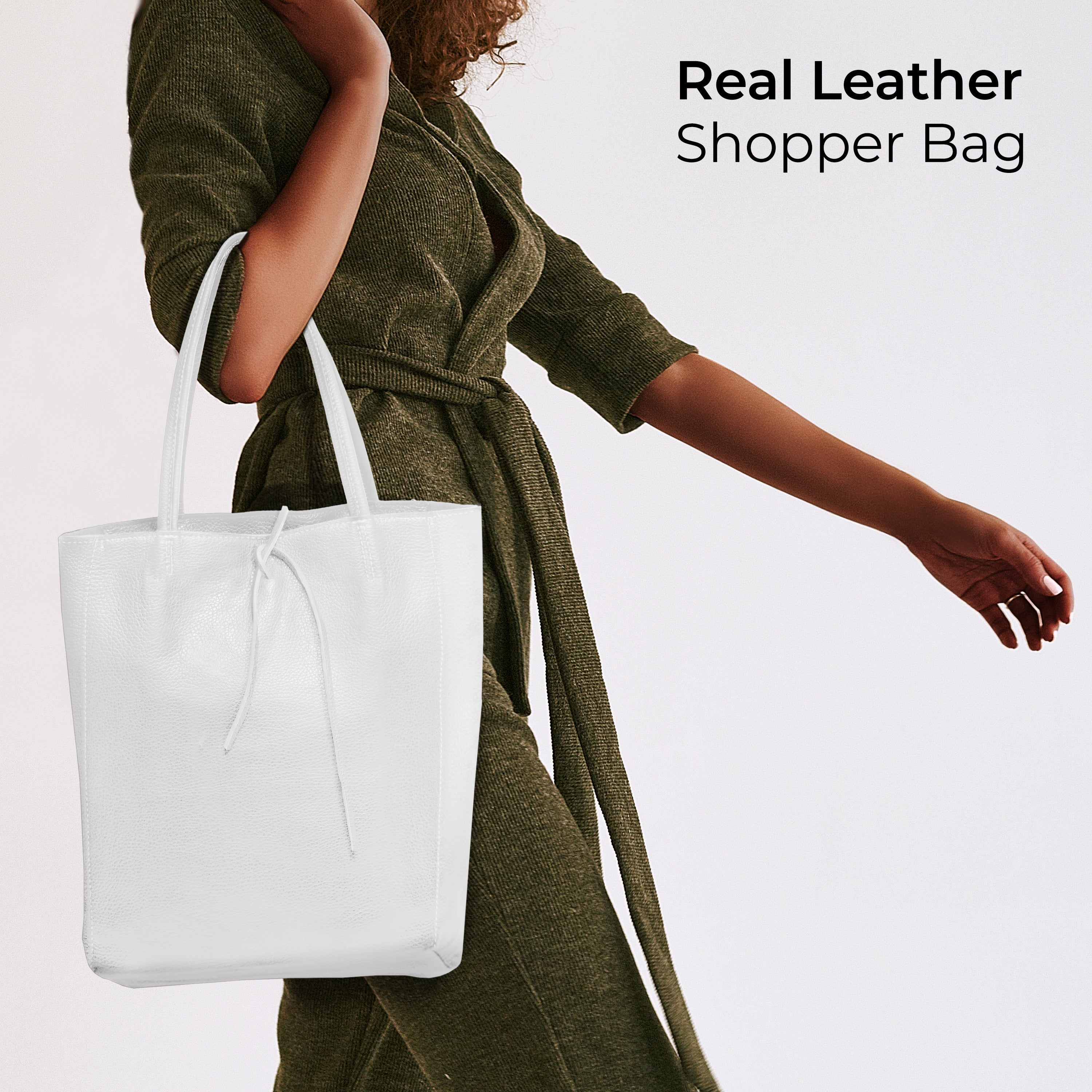 Calf Leather Tote Bag 201718