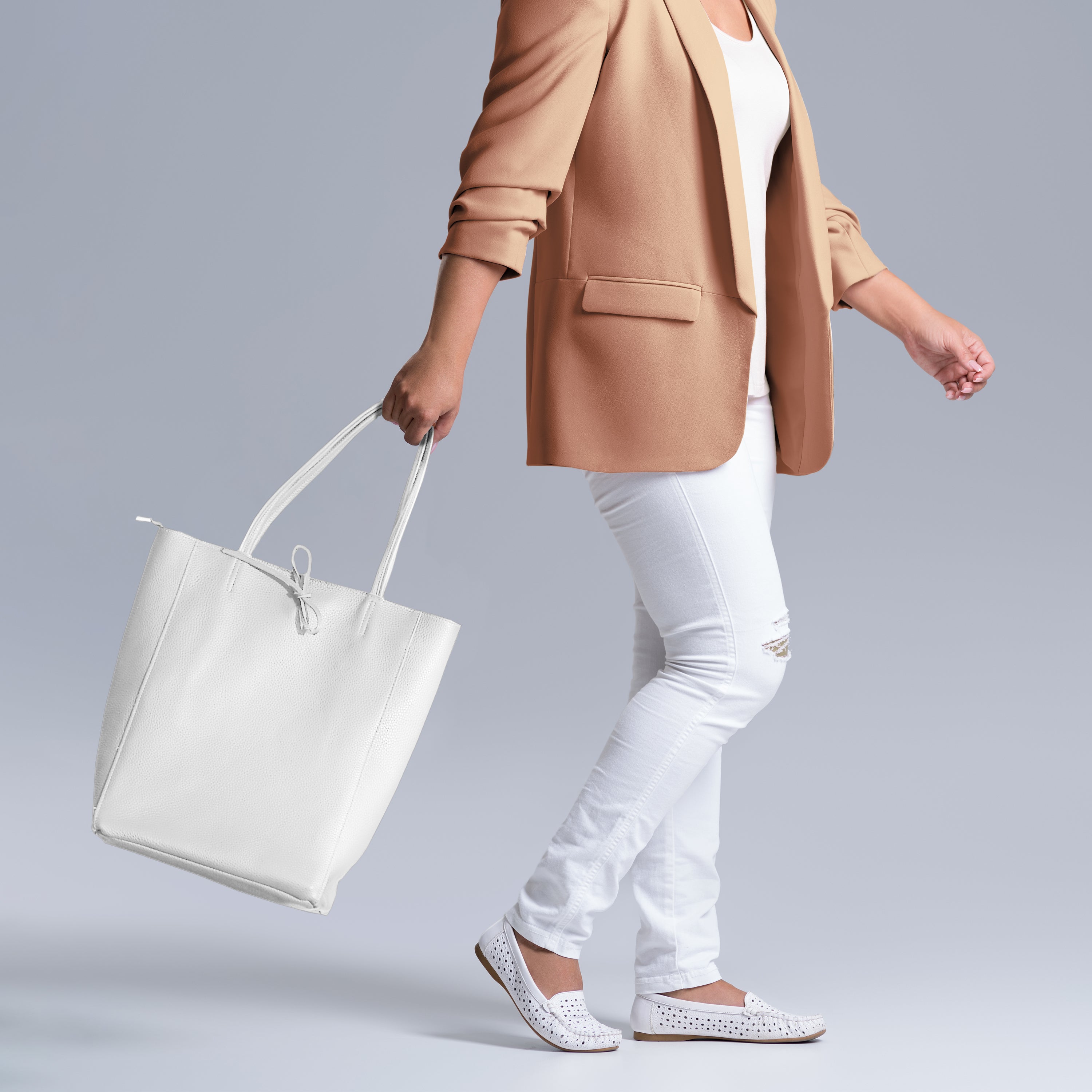 Calf Leather Tote Bag 201718