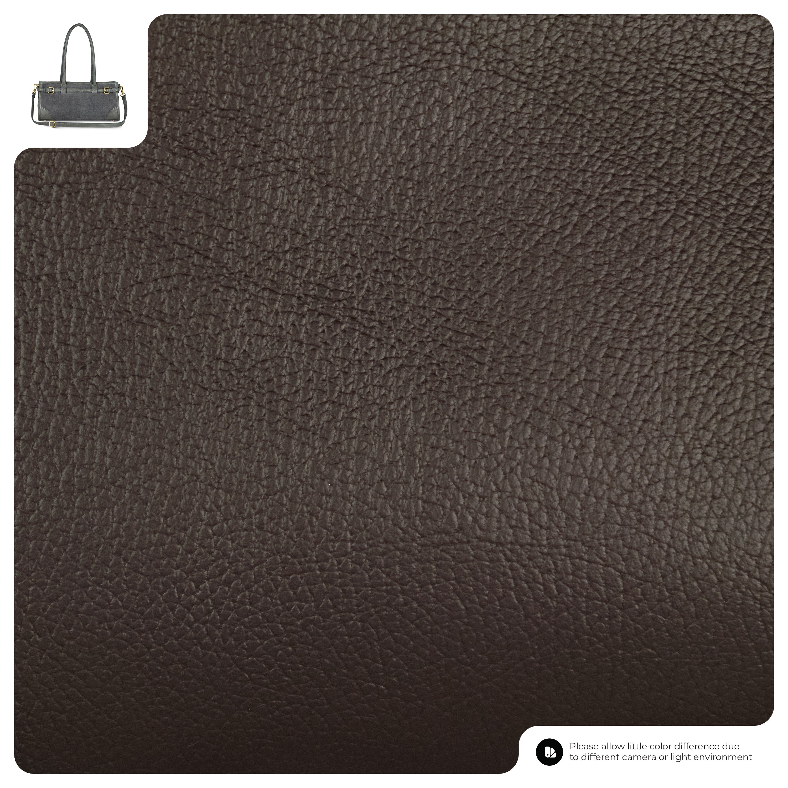 Calf & Suede Leather Top-Handle Bag 282615