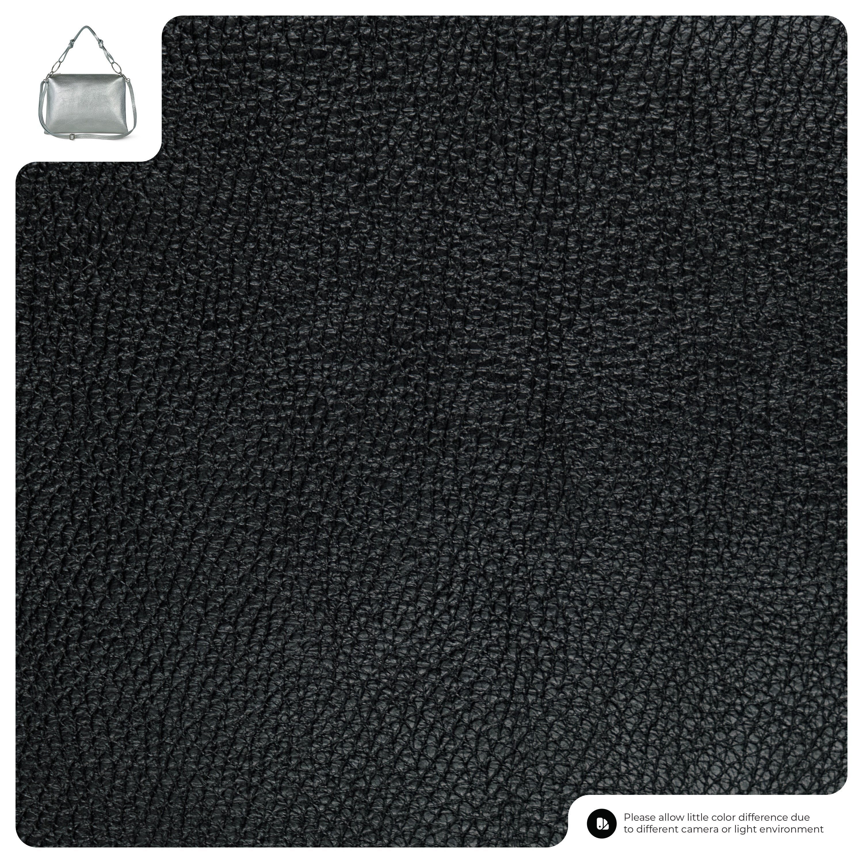 Metallic Calf Leather Shoulder Bag 171551