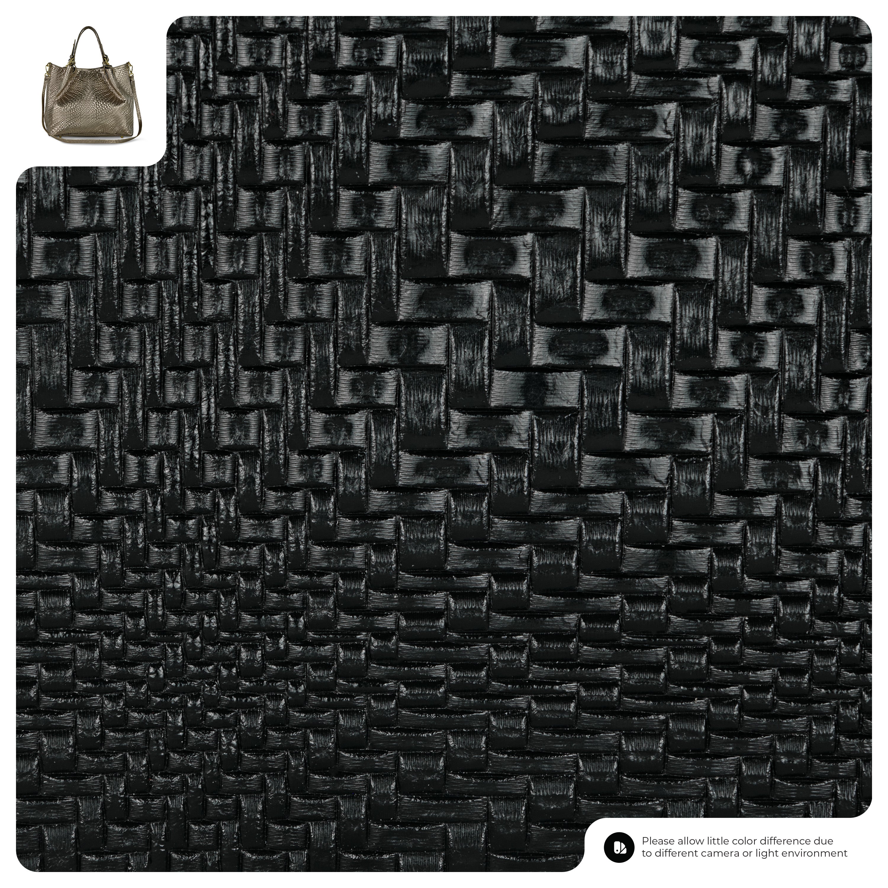 Grid Metallic Suede Leather Top-Handle Bag 112615