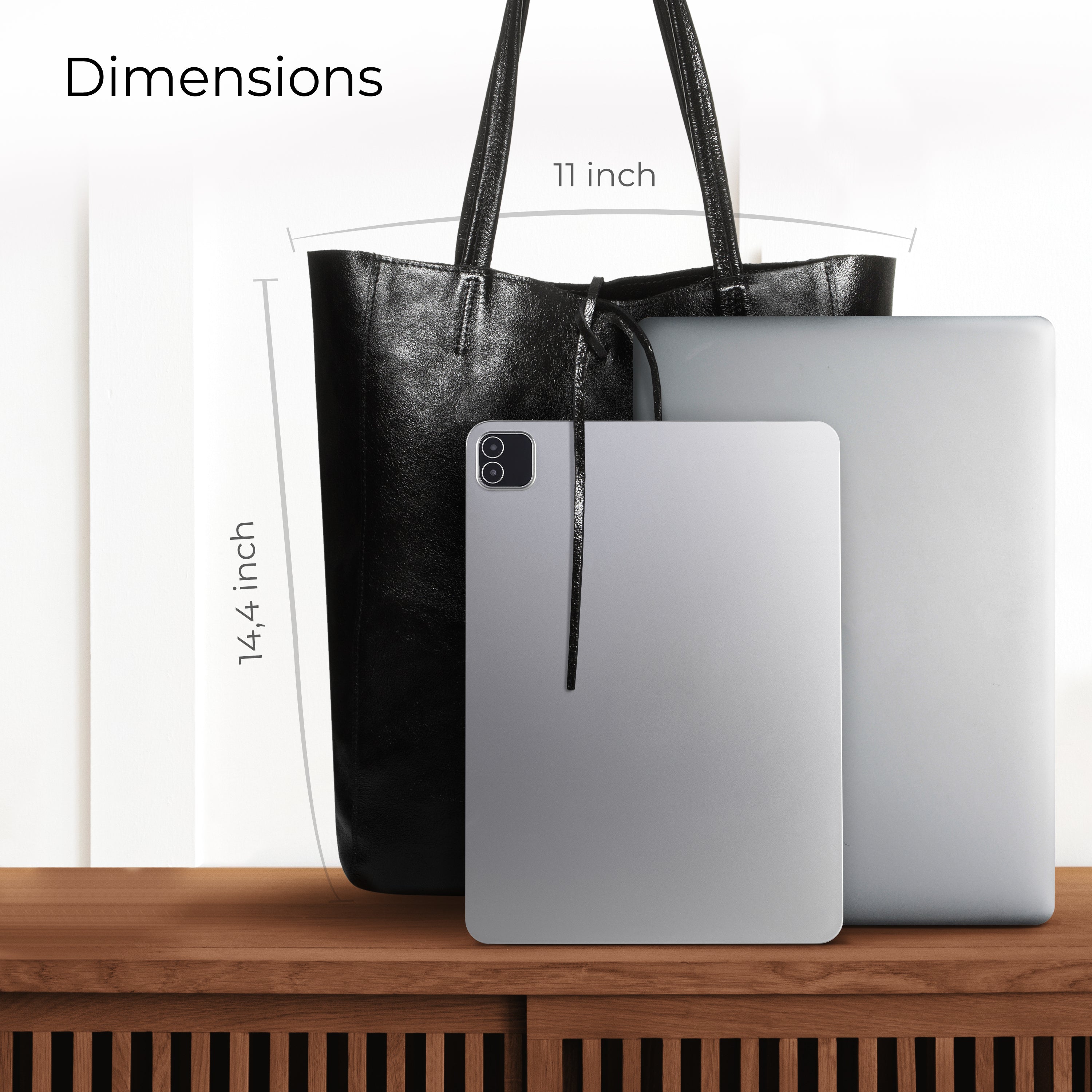 Metallic Suede Leather Tote Bag 201718