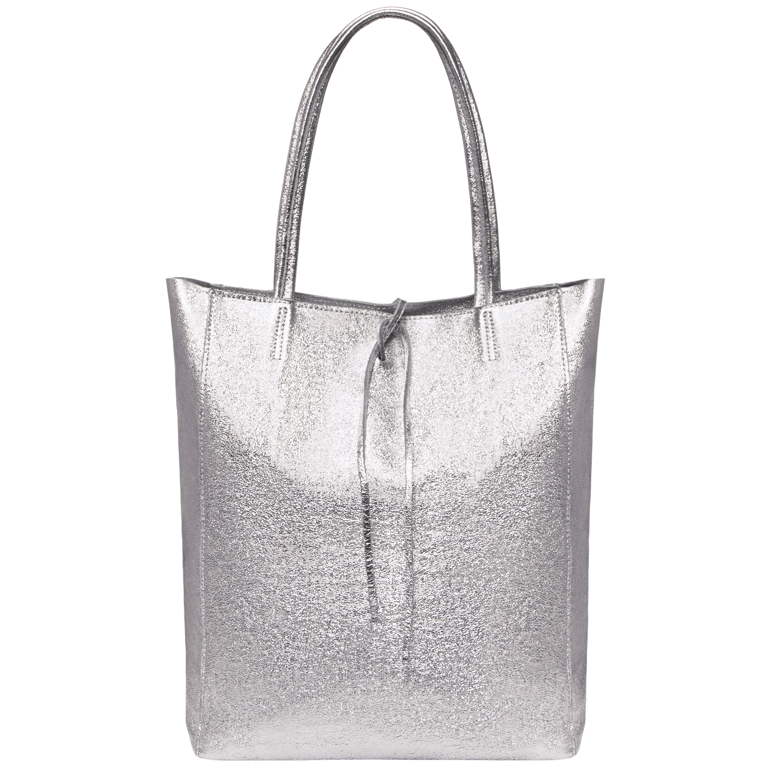 Metallic Suede Leather Tote Bag 201718