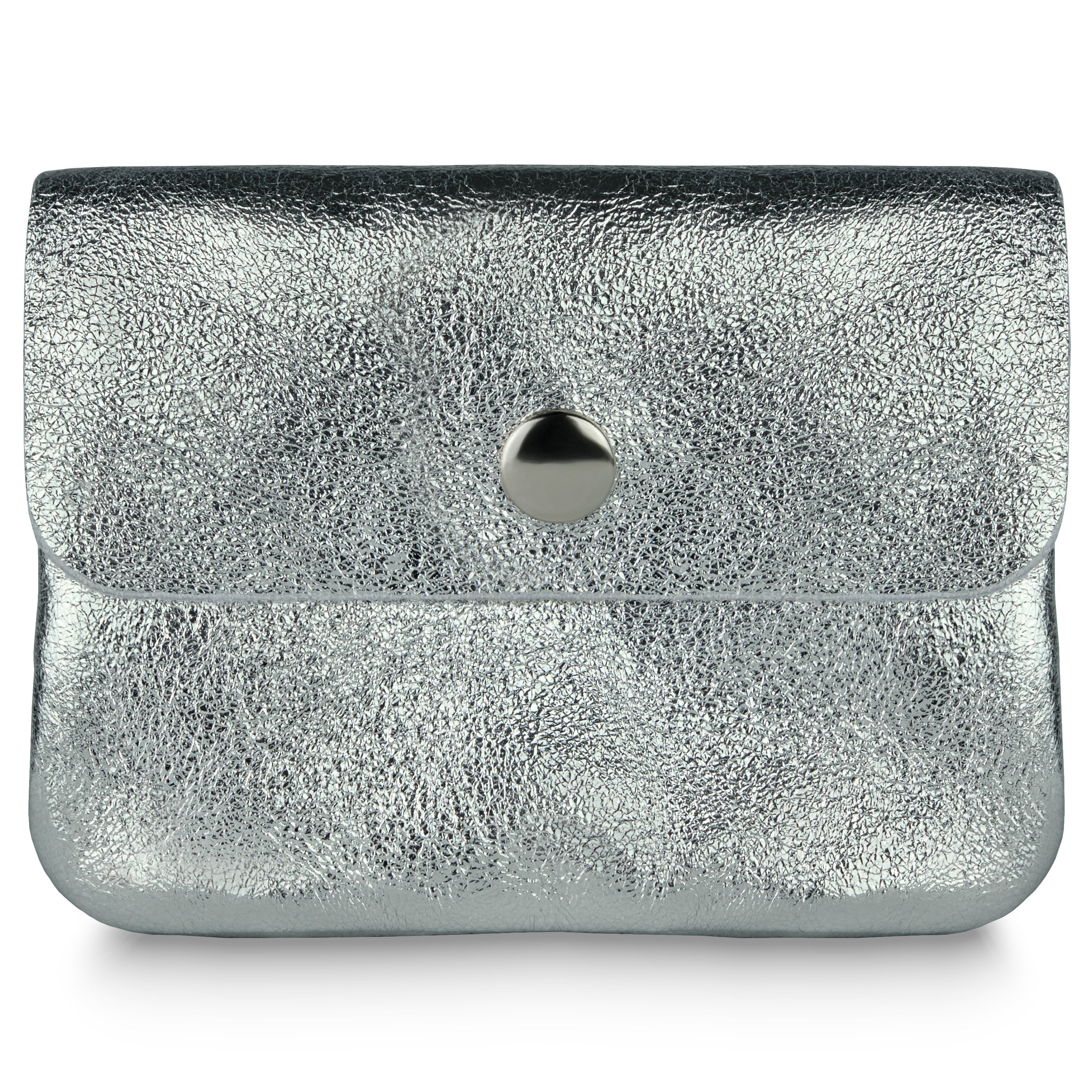 Metallic Suede Leather Wallet 000350