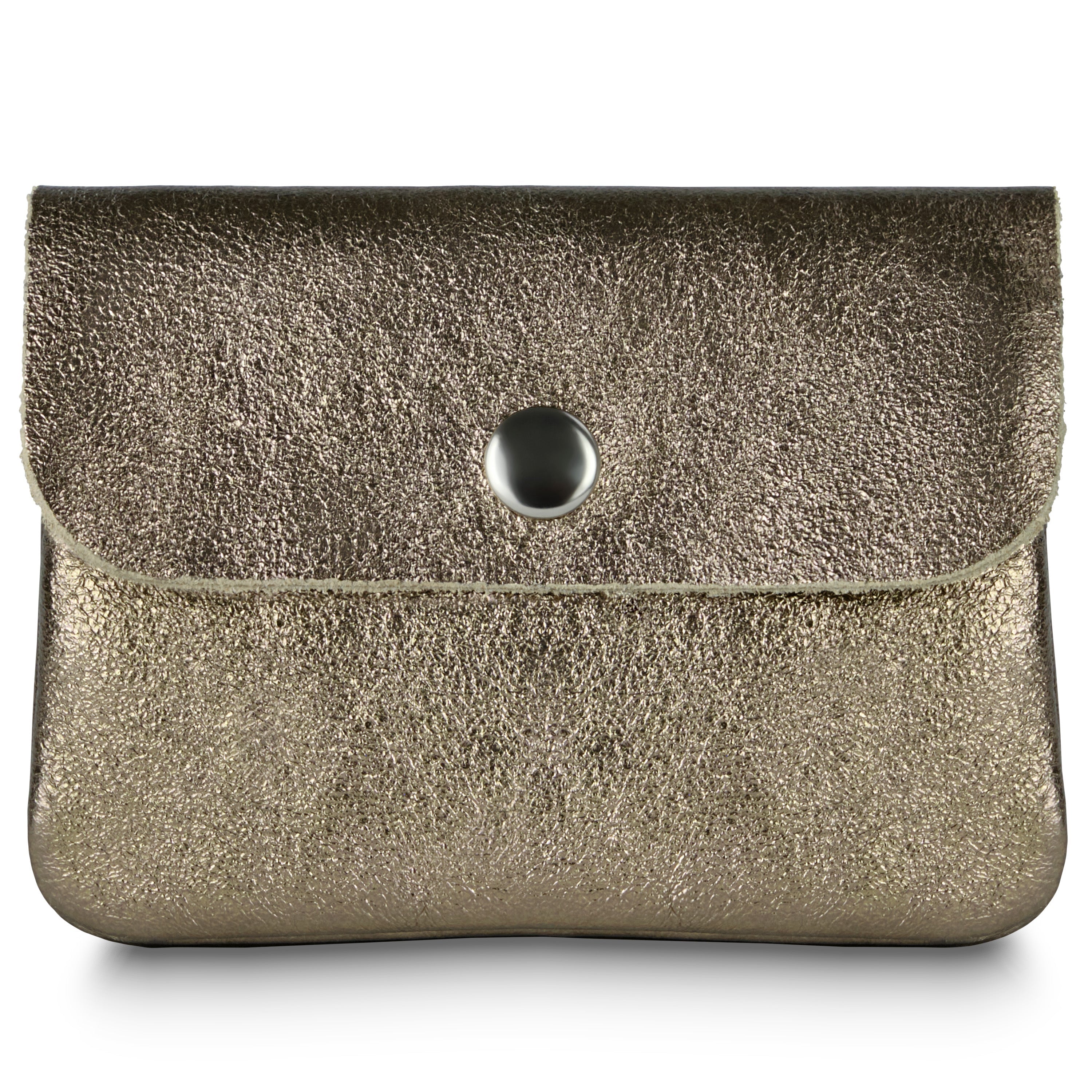 Metallic Suede Leather Wallet 000350