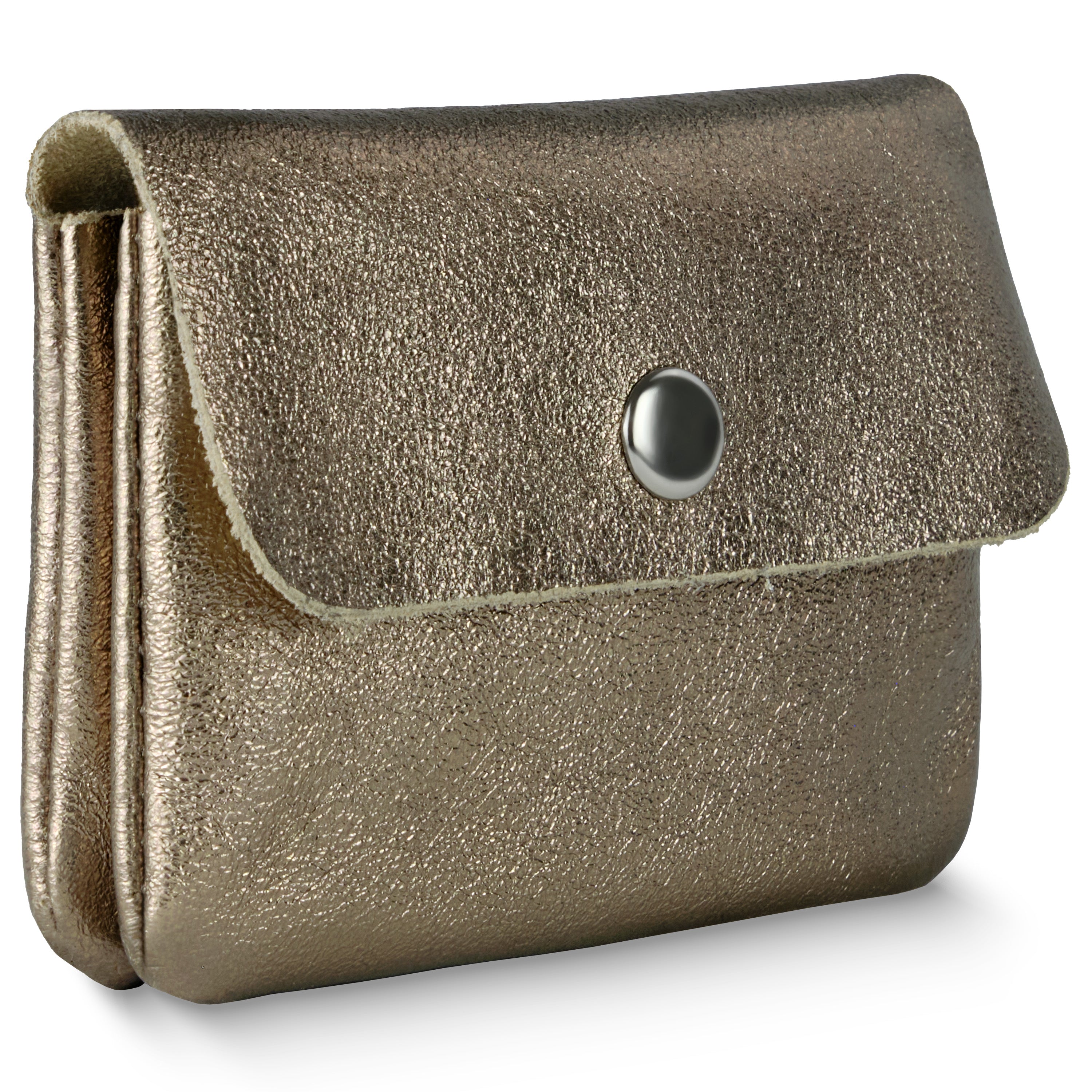 Metallic Suede Leather Wallet 000350