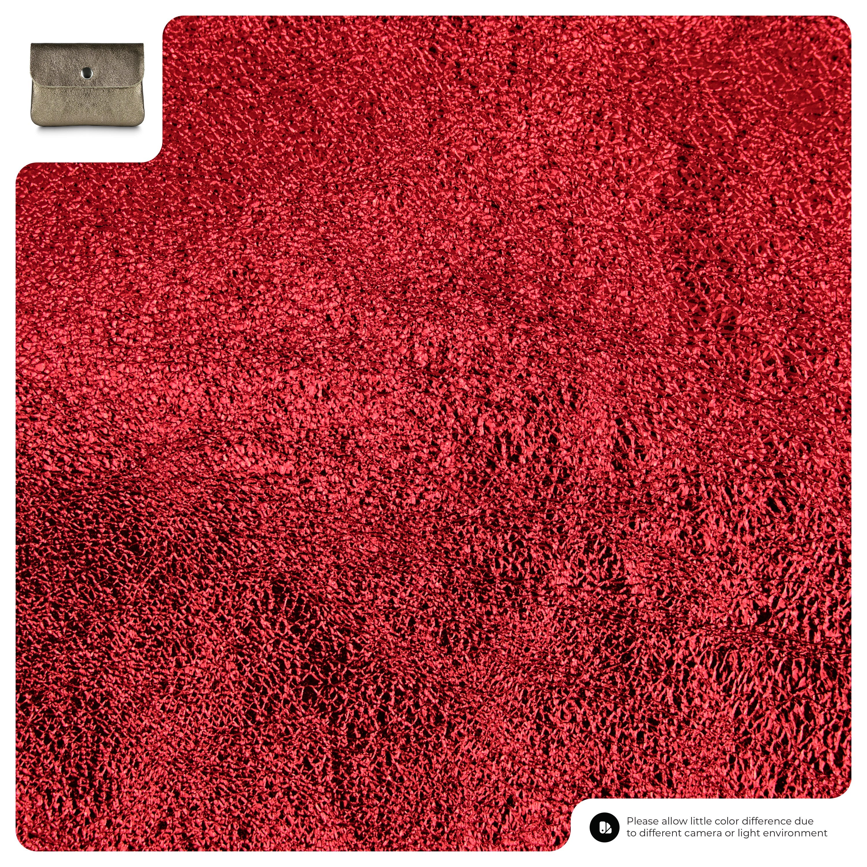 Metallic Suede Leather Wallet 000350