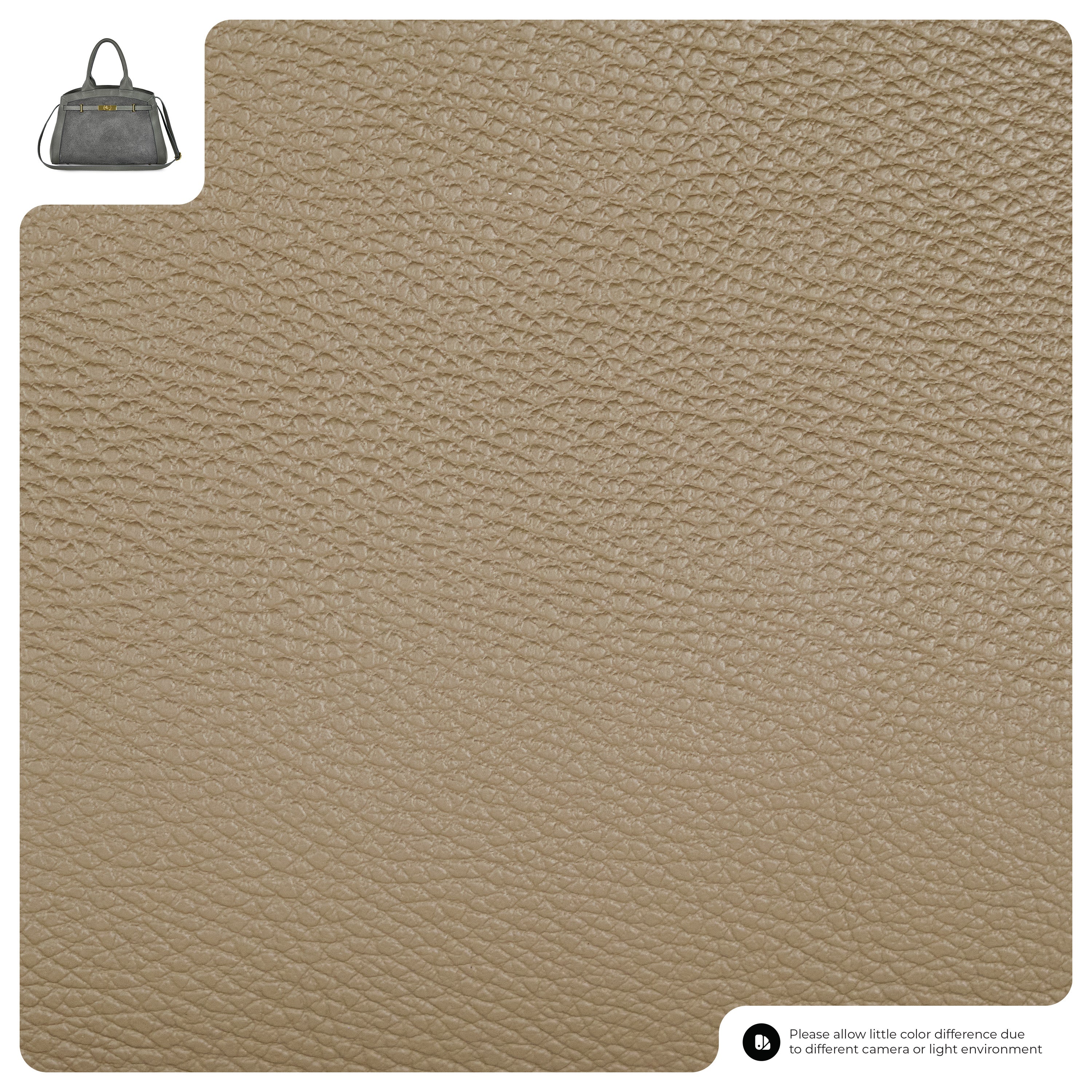 Calf & Suede Leather Top-Handle Bag 333155