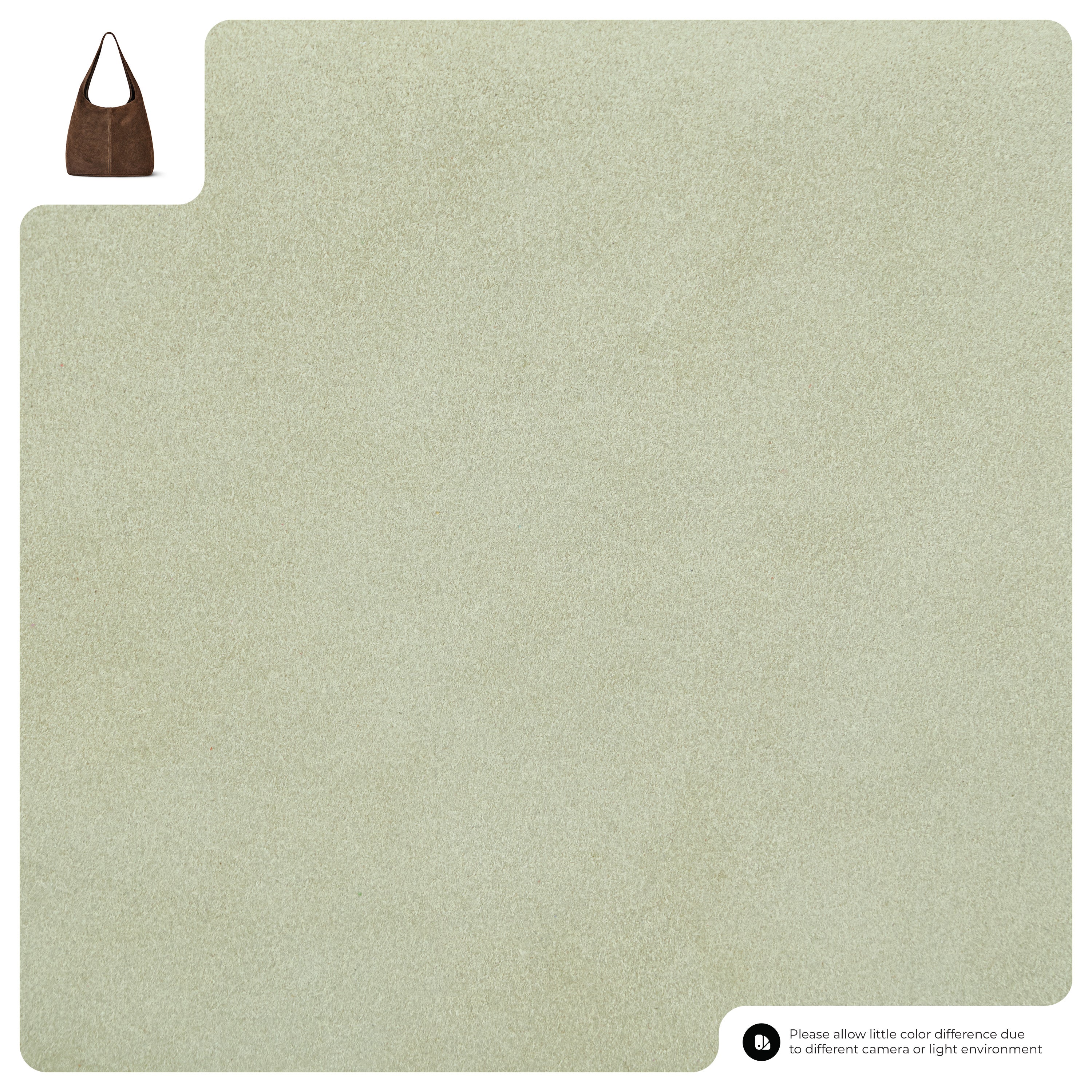 Suede Leather Hobo Bag 011943