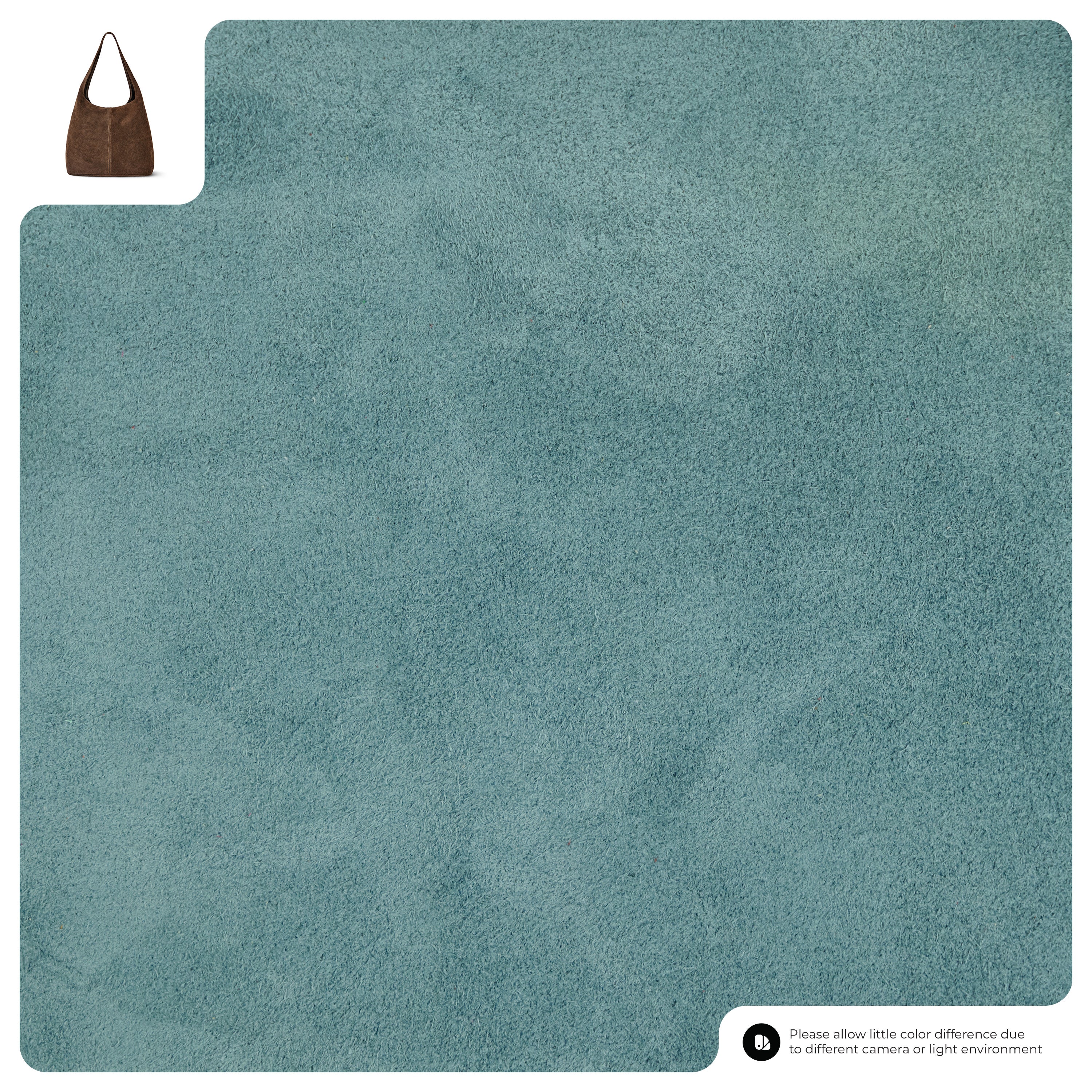 Suede Leather Hobo Bag 011943