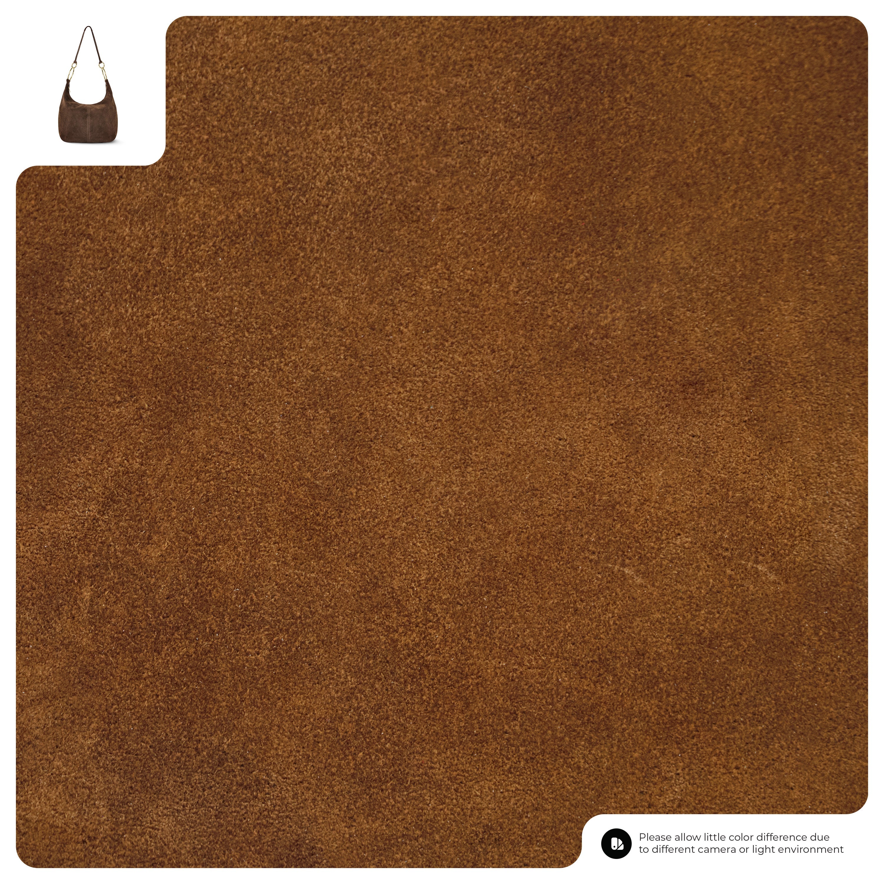 Suede Leather Hobo Bag 272510