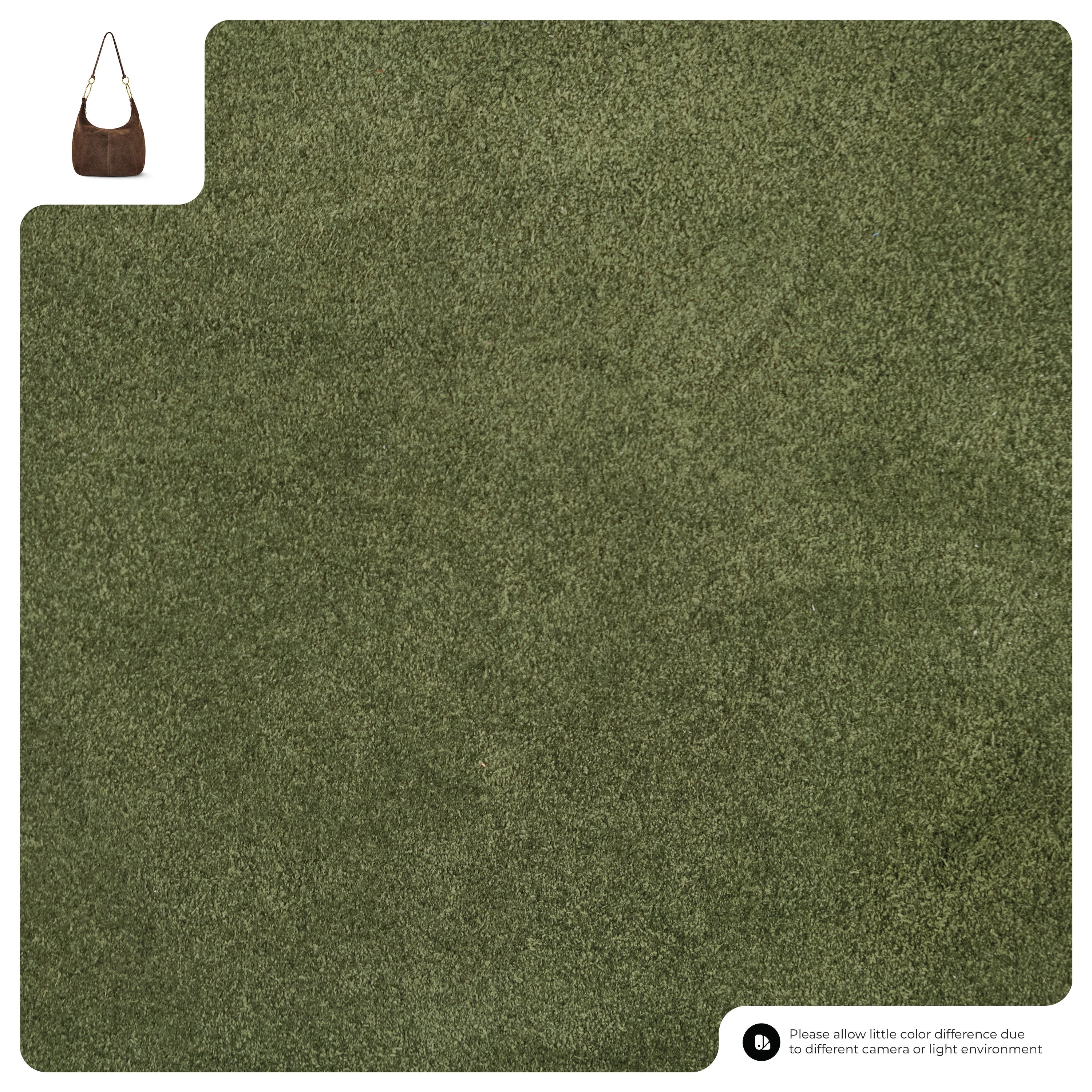 Suede Leather Hobo Bag 272510