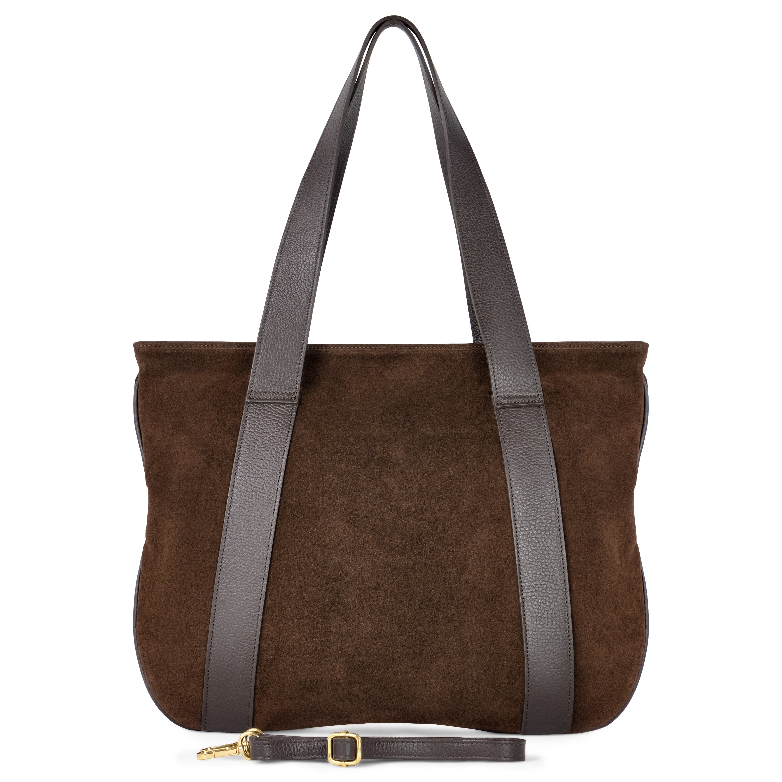Suede Leather Satchel Bag 282613