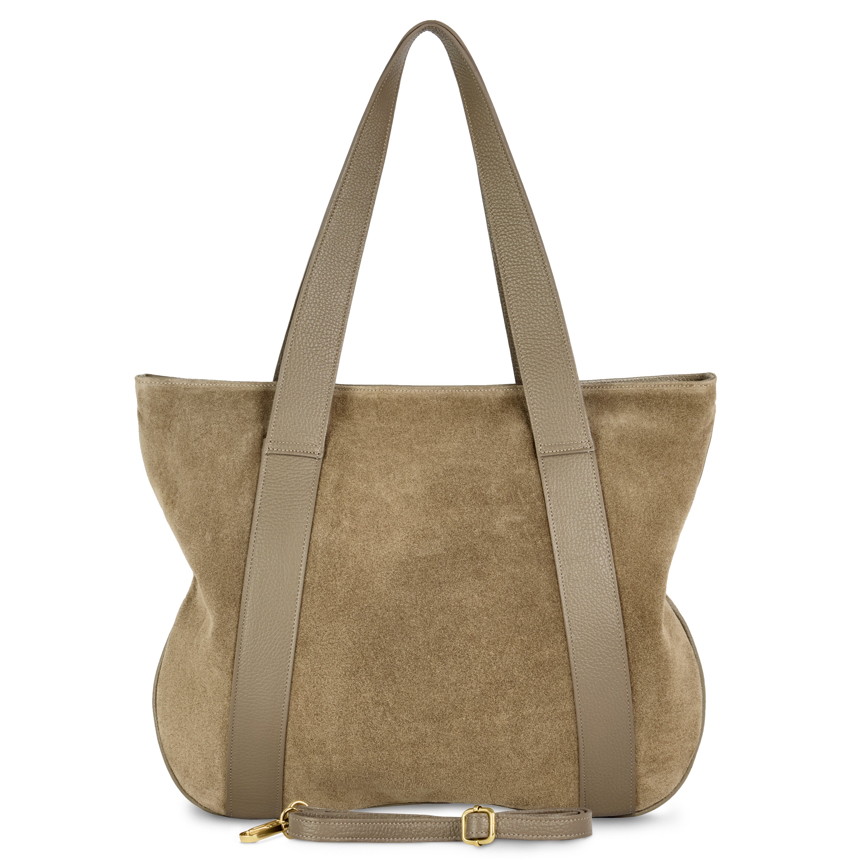 Suede Leather Satchel Bag 282613