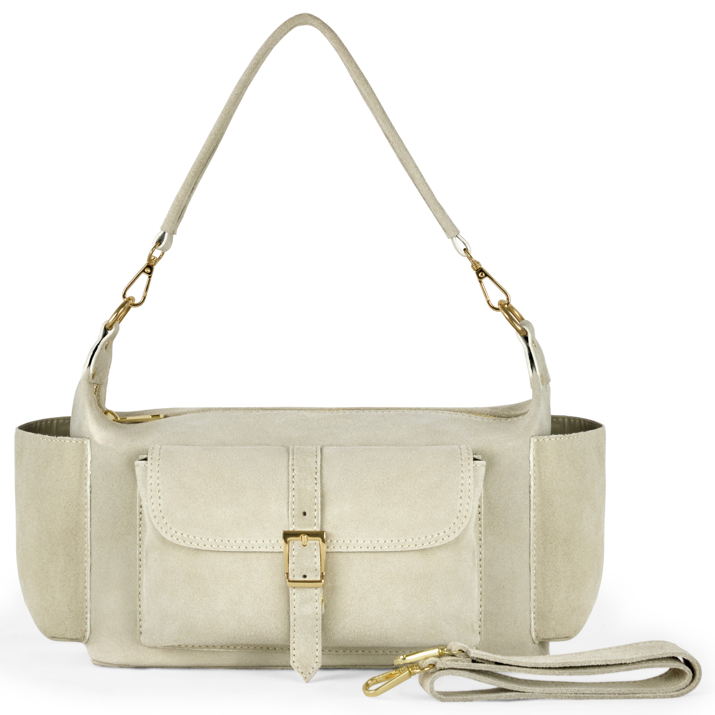 Suede Leather Shoulder Bag 323040
