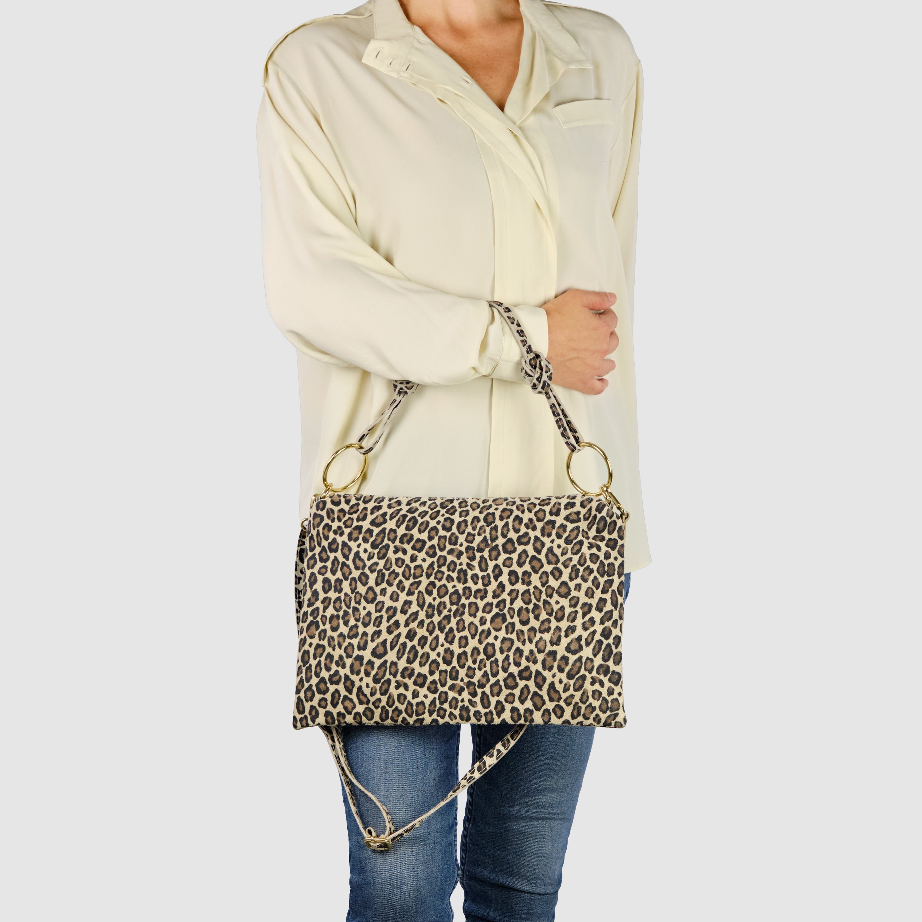 Suede Leather Shoulder Bag 171551