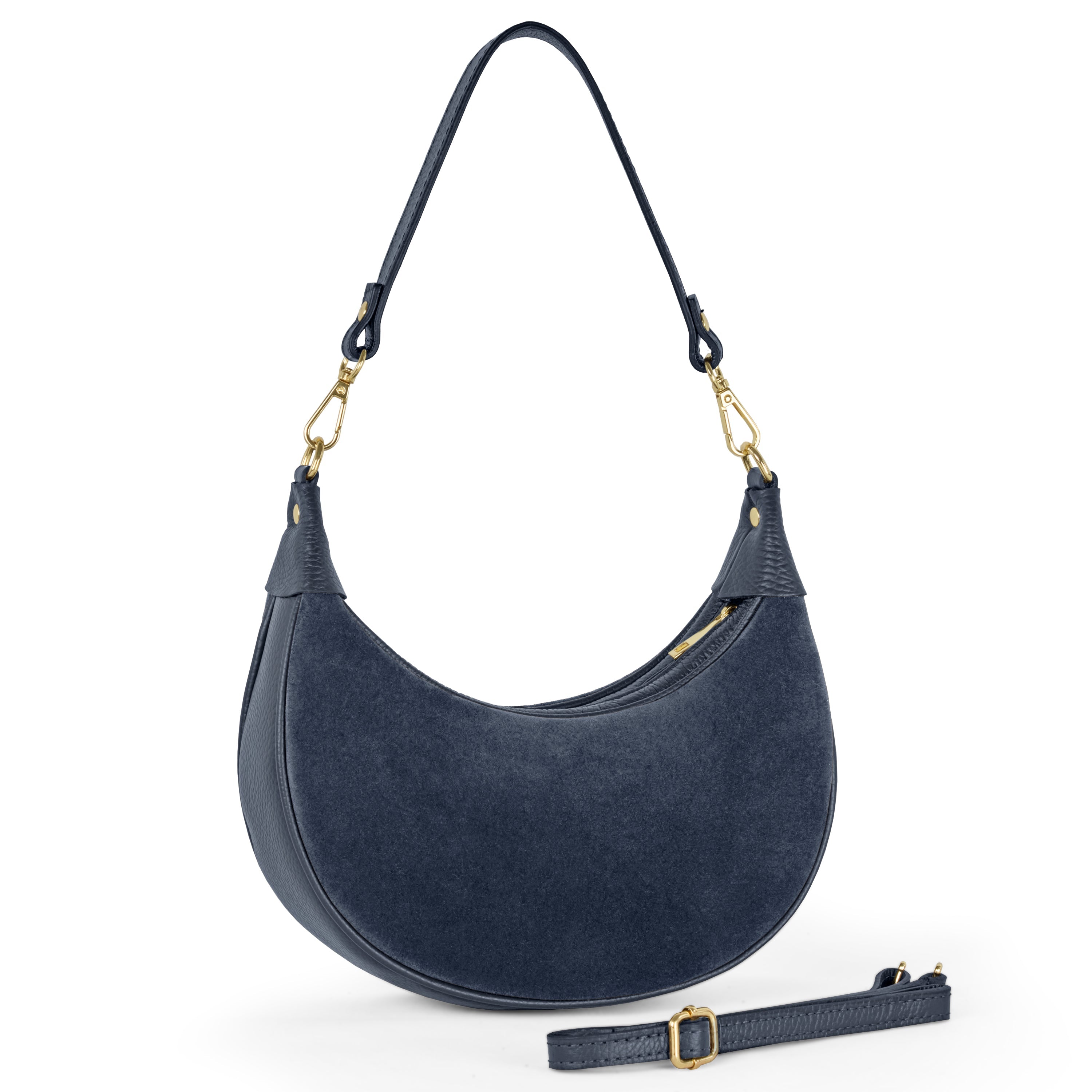 Suede Leather Shoulder Bag 222024
