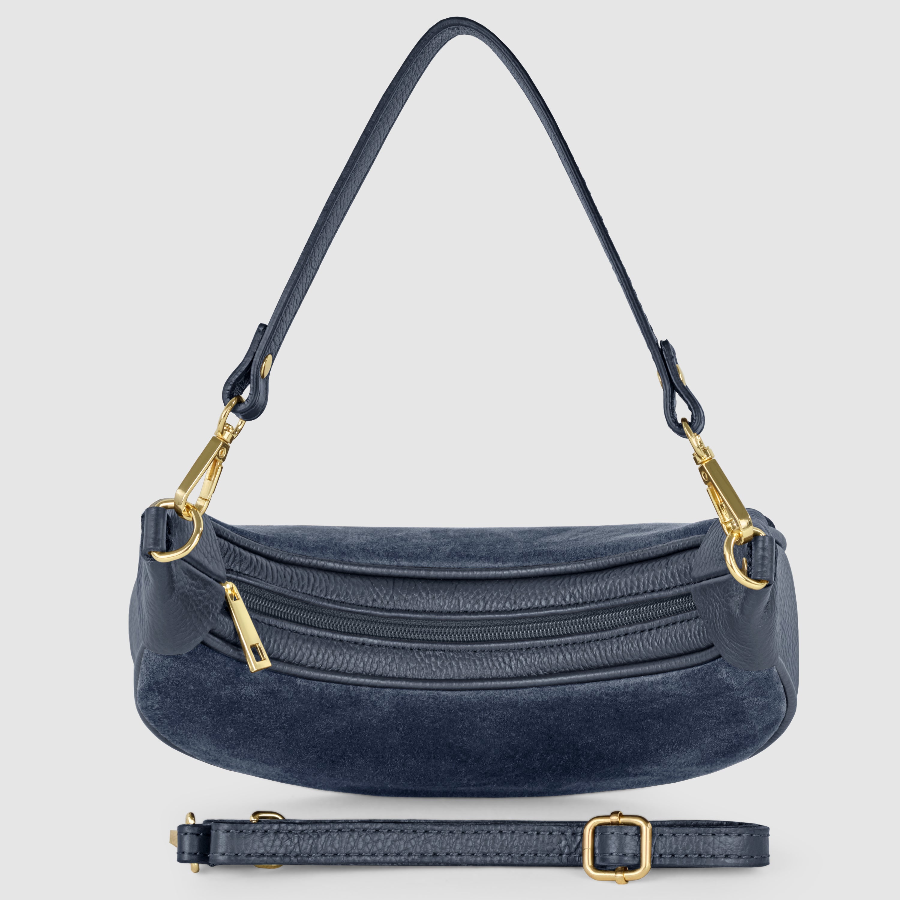 Suede Leather Shoulder Bag 222024