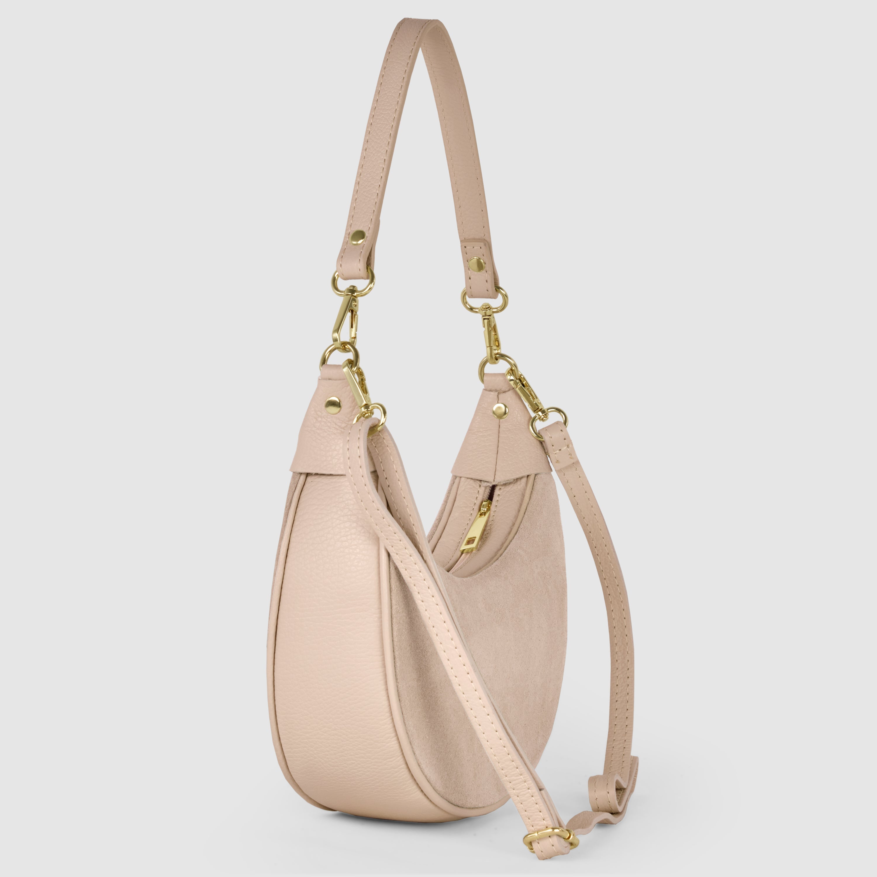 Suede Leather Shoulder Bag 222024