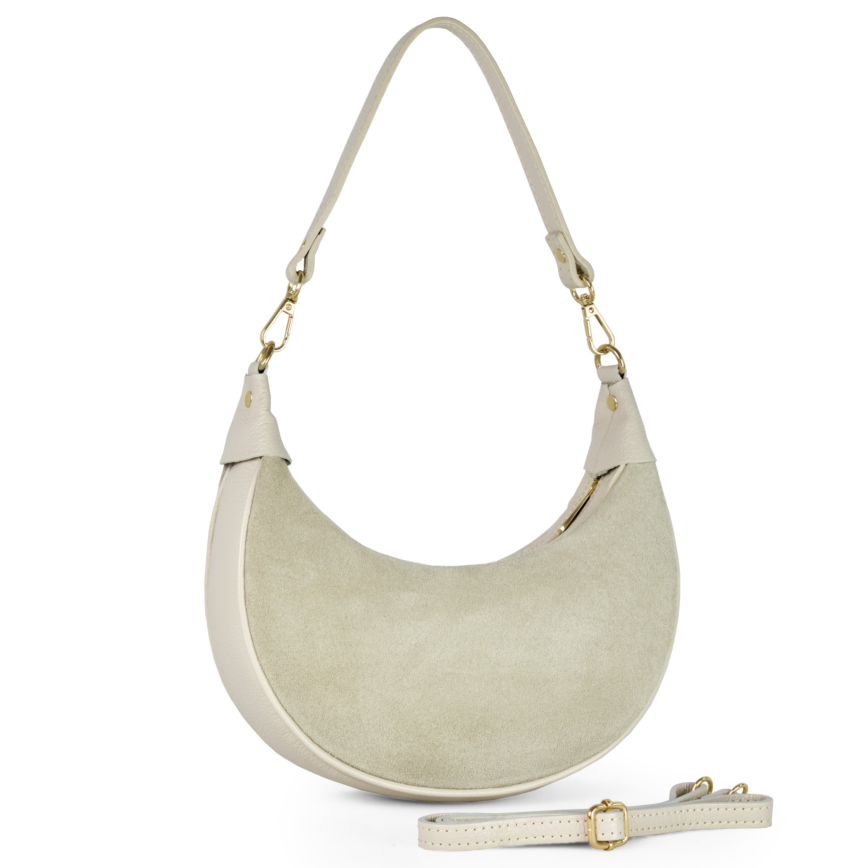 Suede Leather Shoulder Bag 222024