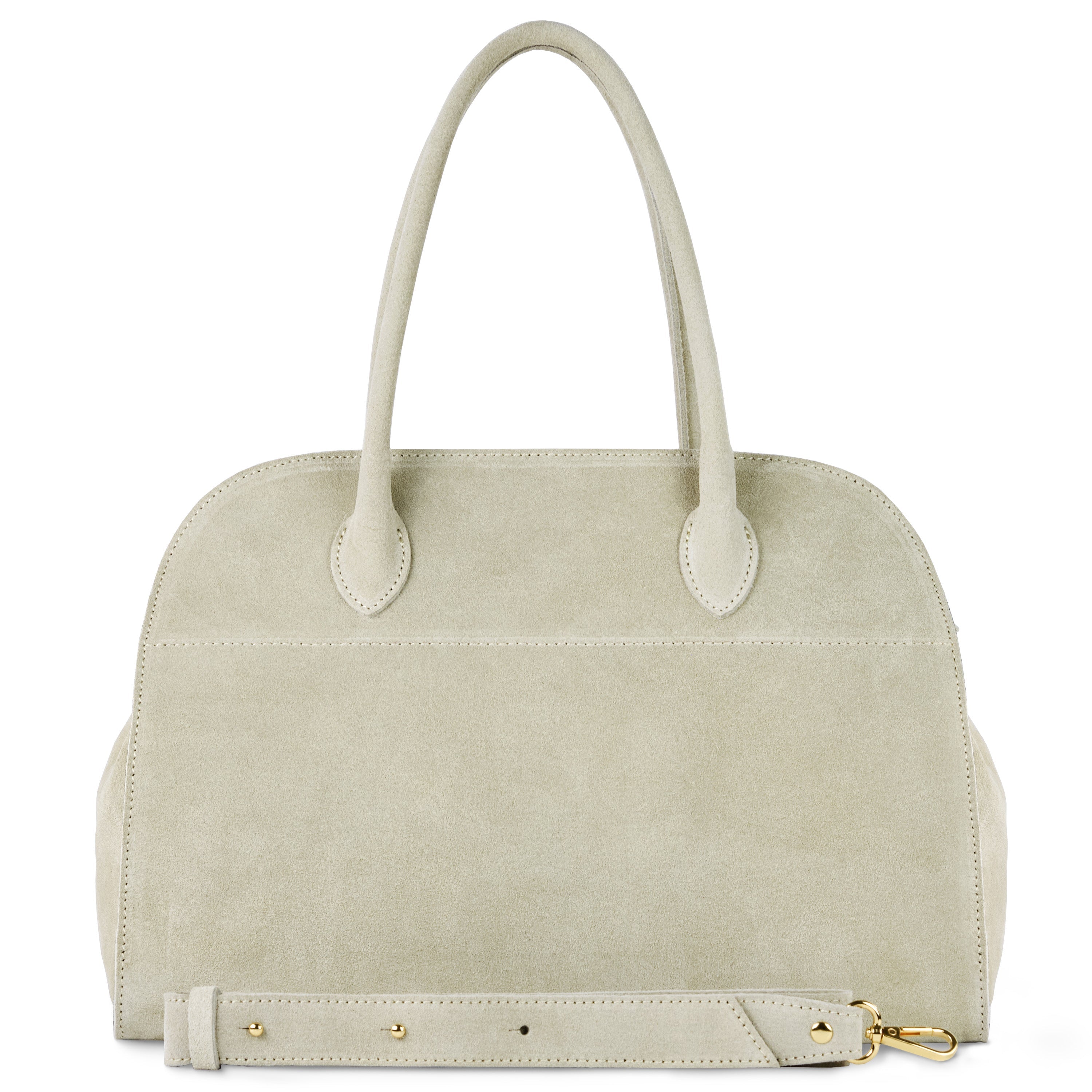Suede Leather Top-Handle Bag 413912