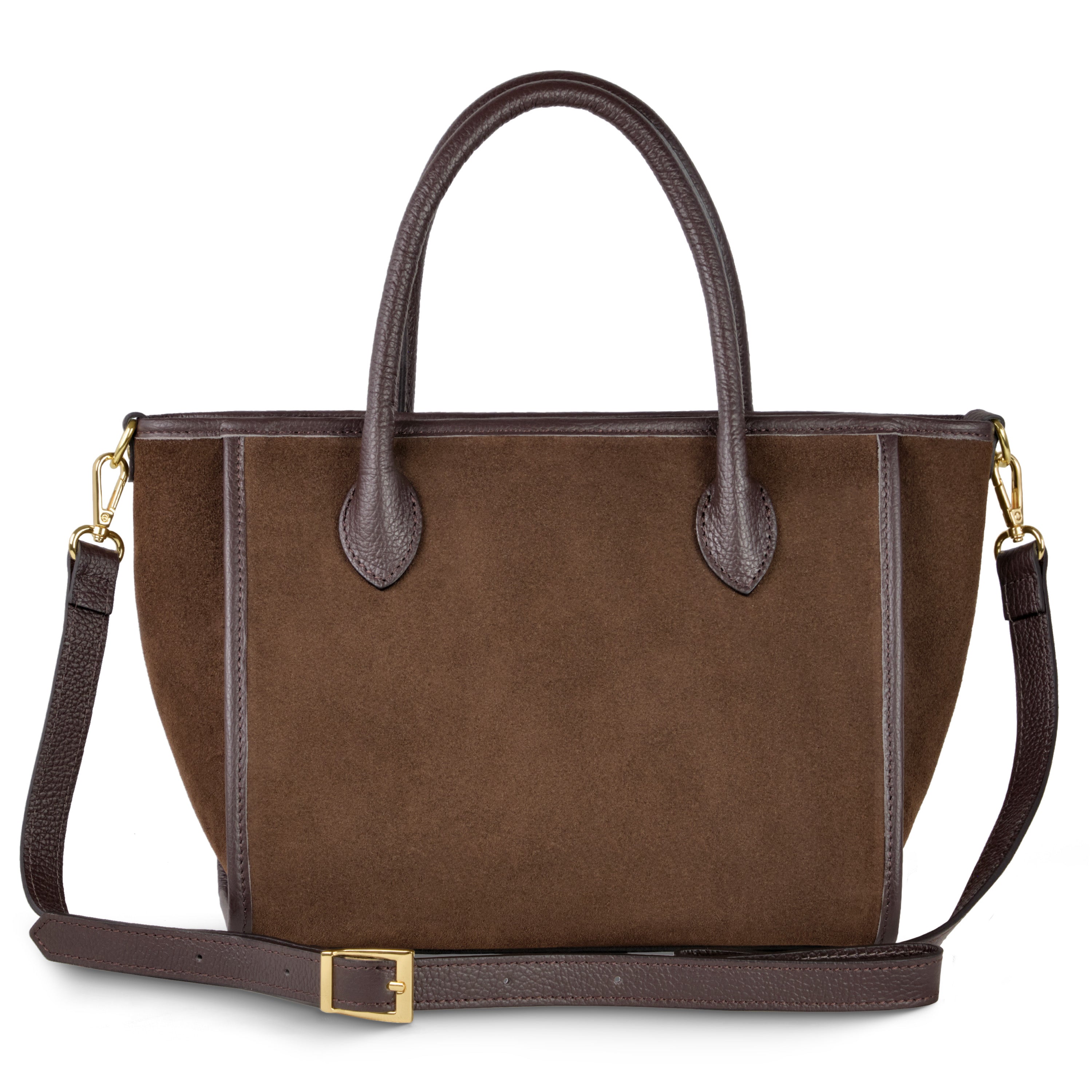 Suede Leather Top-Handle Bag 292711
