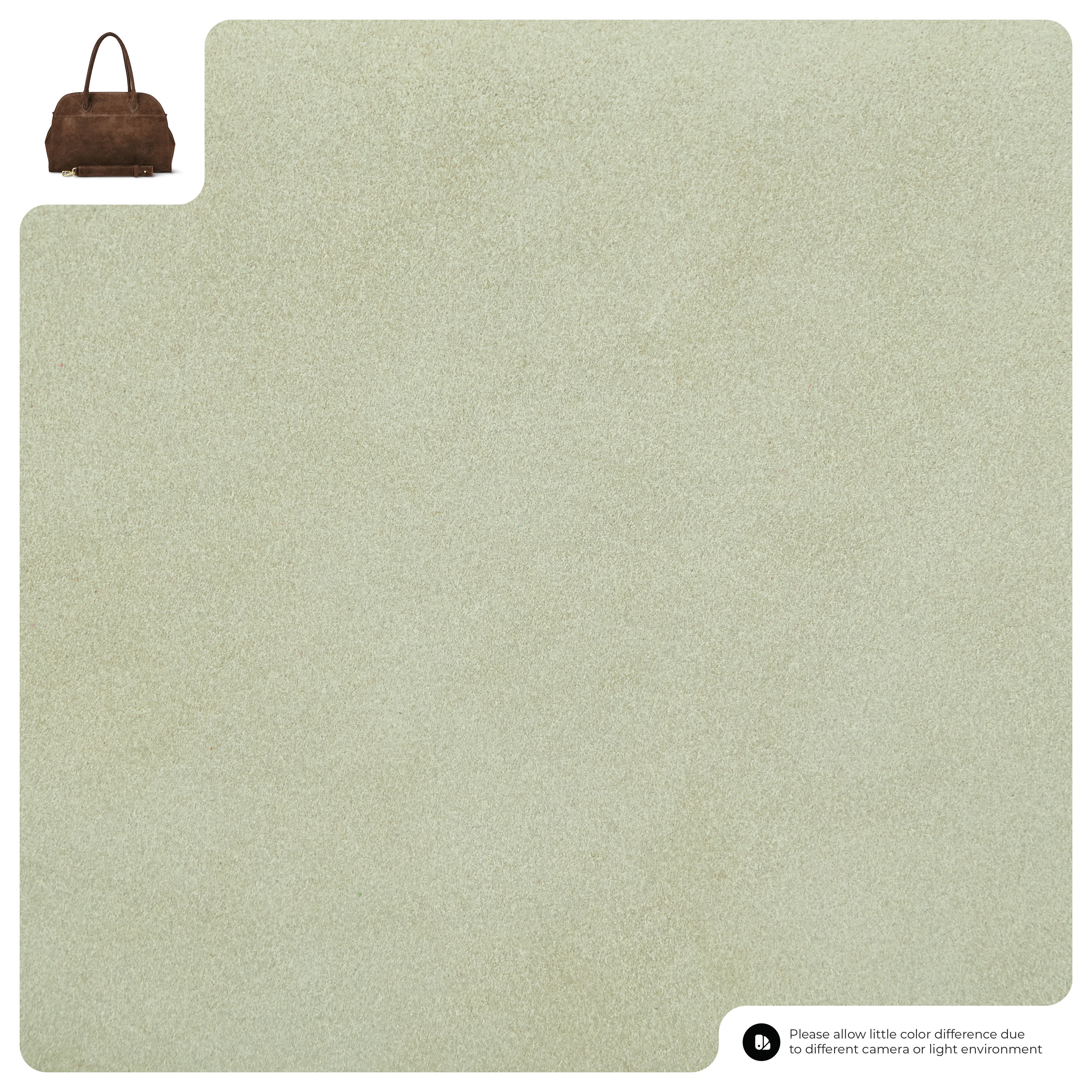 Suede Leather Top-Handle Bag 413912