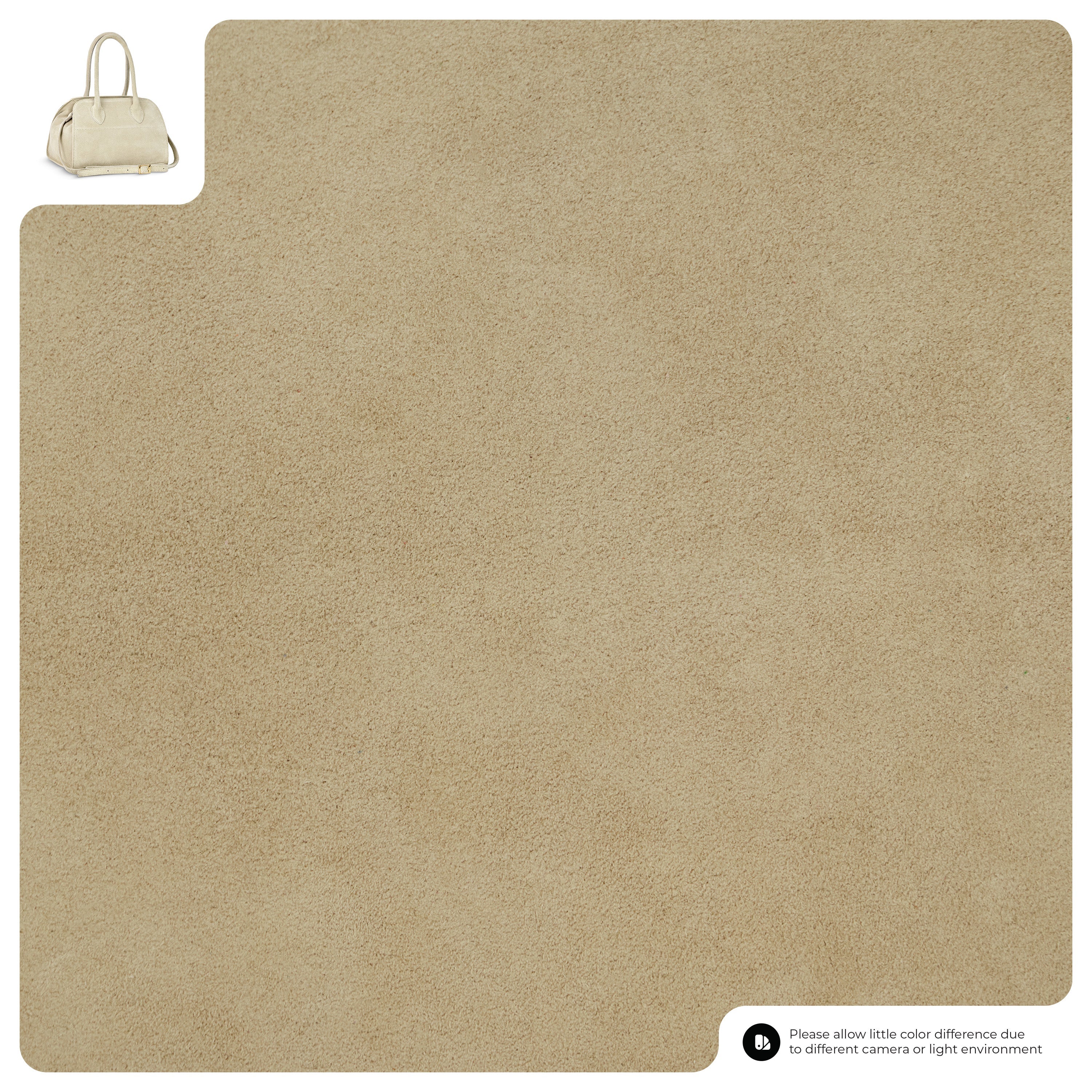 Suede Leather Top-Handle Bag 302811