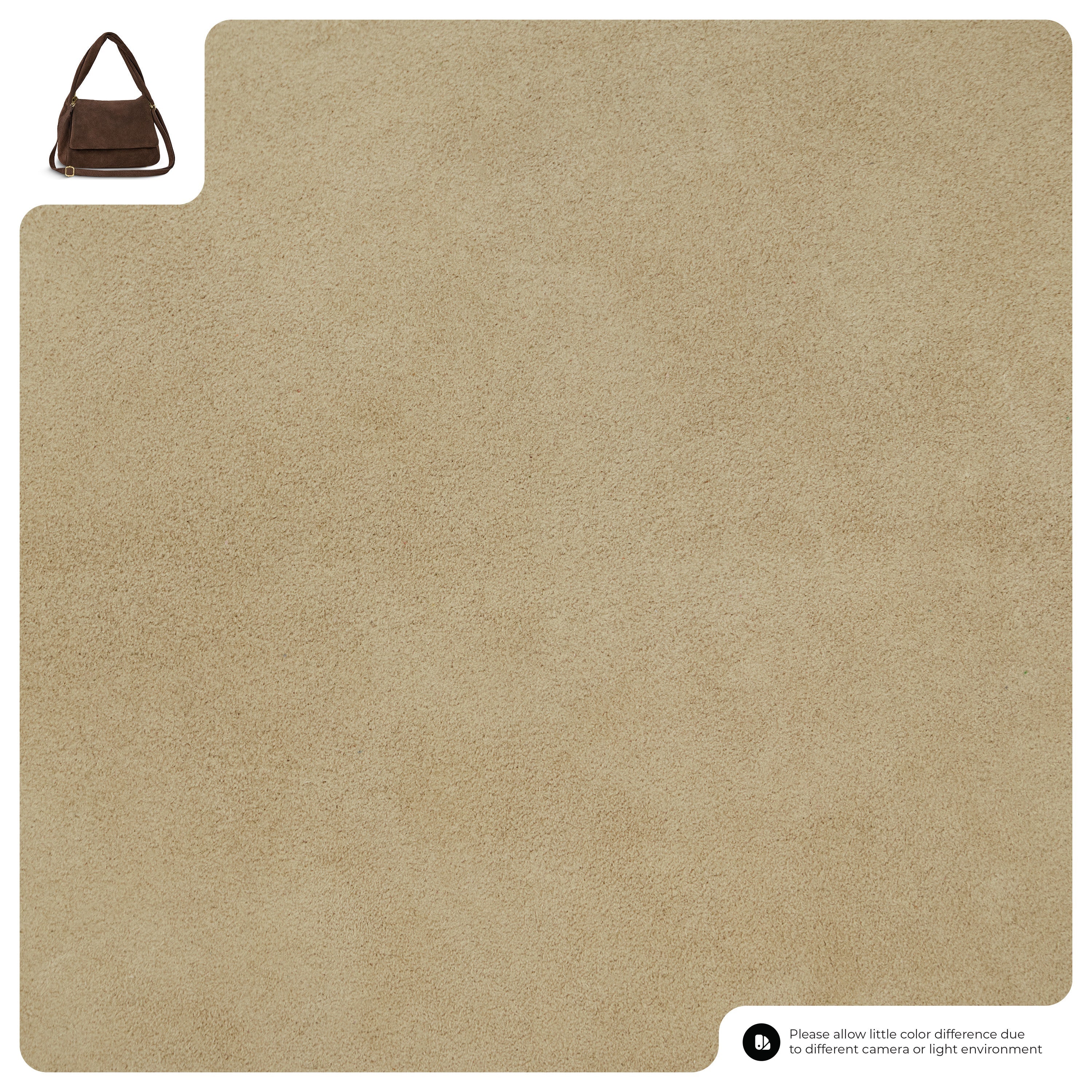 Suede Leather Top-Handle Bag 262495