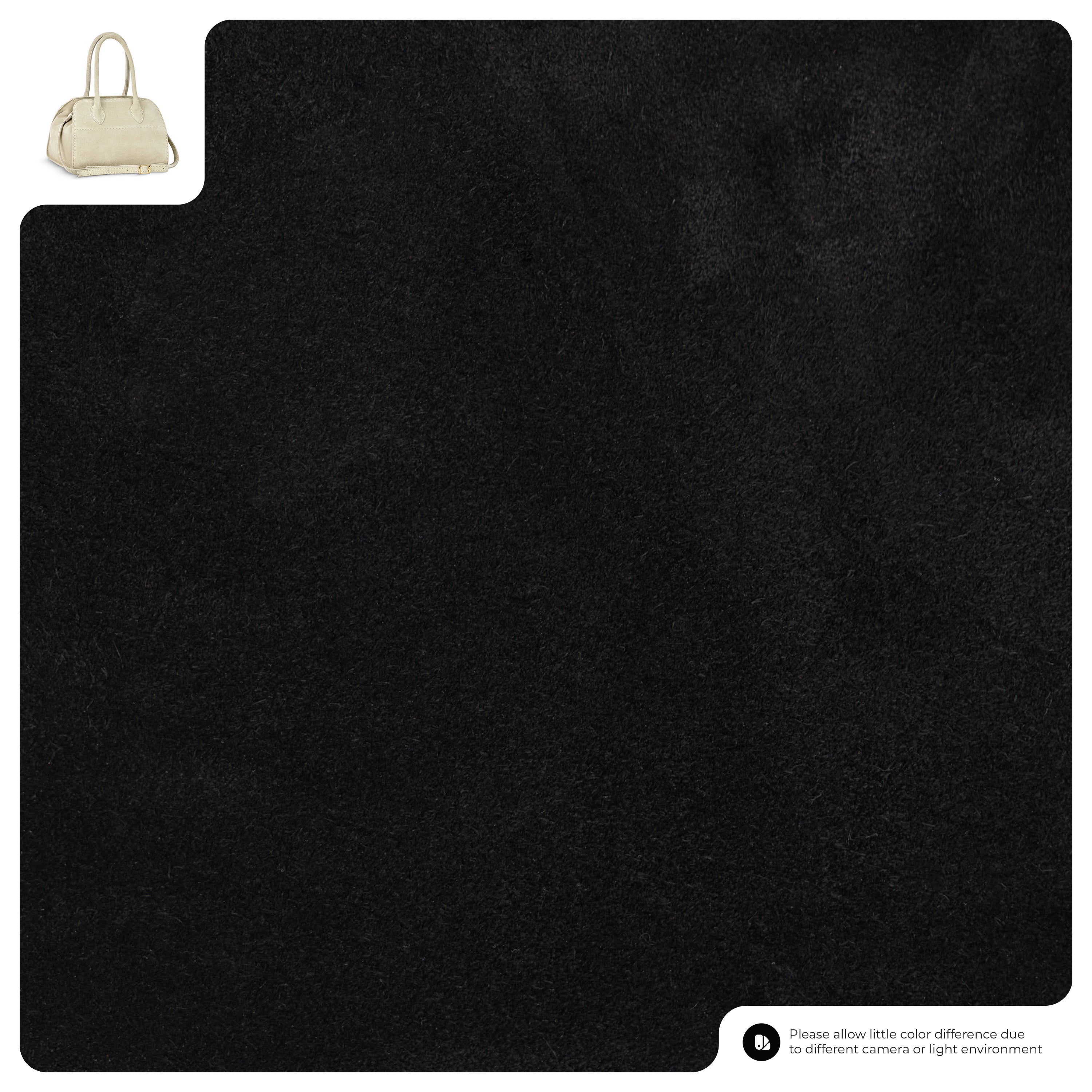 Suede Leather Top-Handle Bag 302811