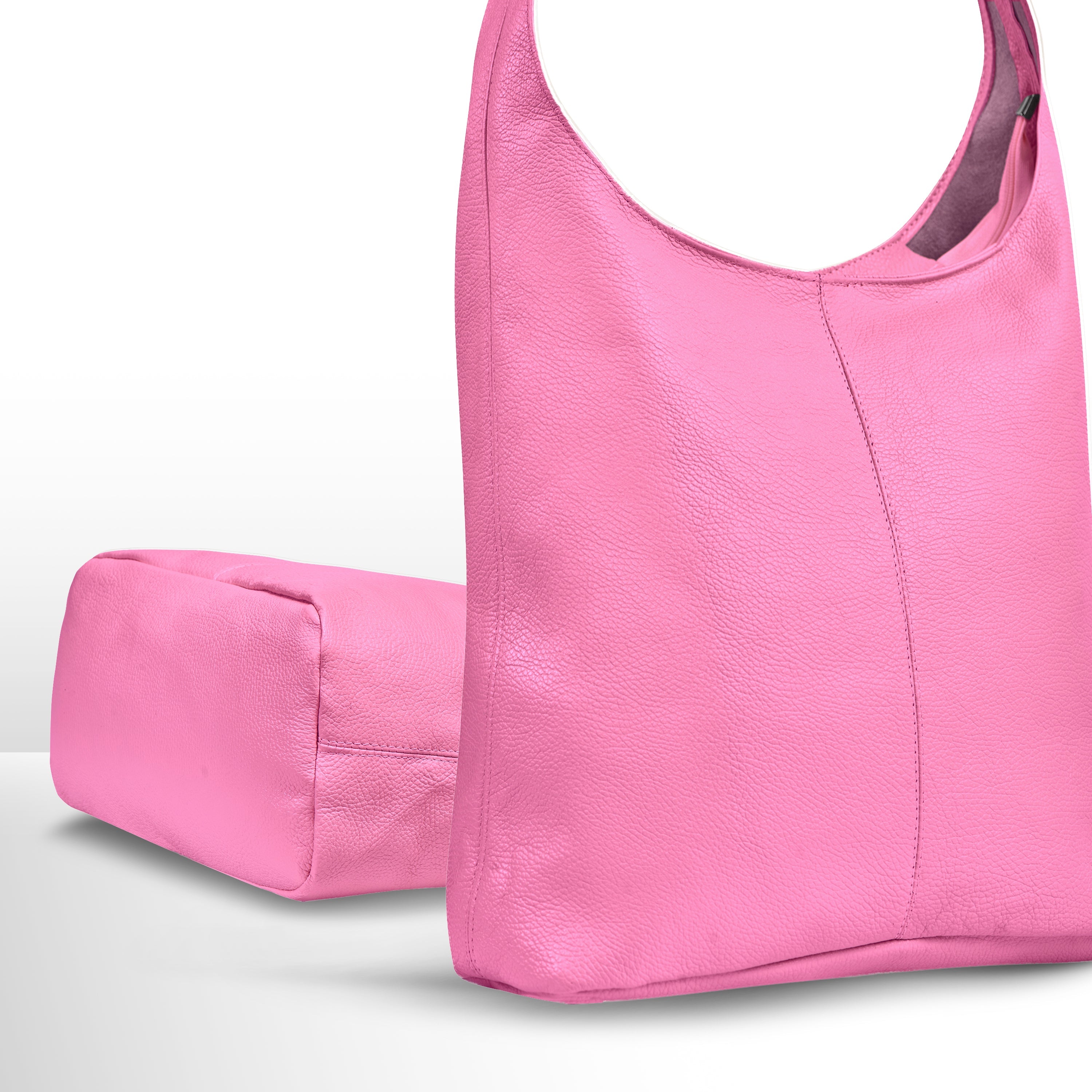 Calf Leather Hobo Bag 011943