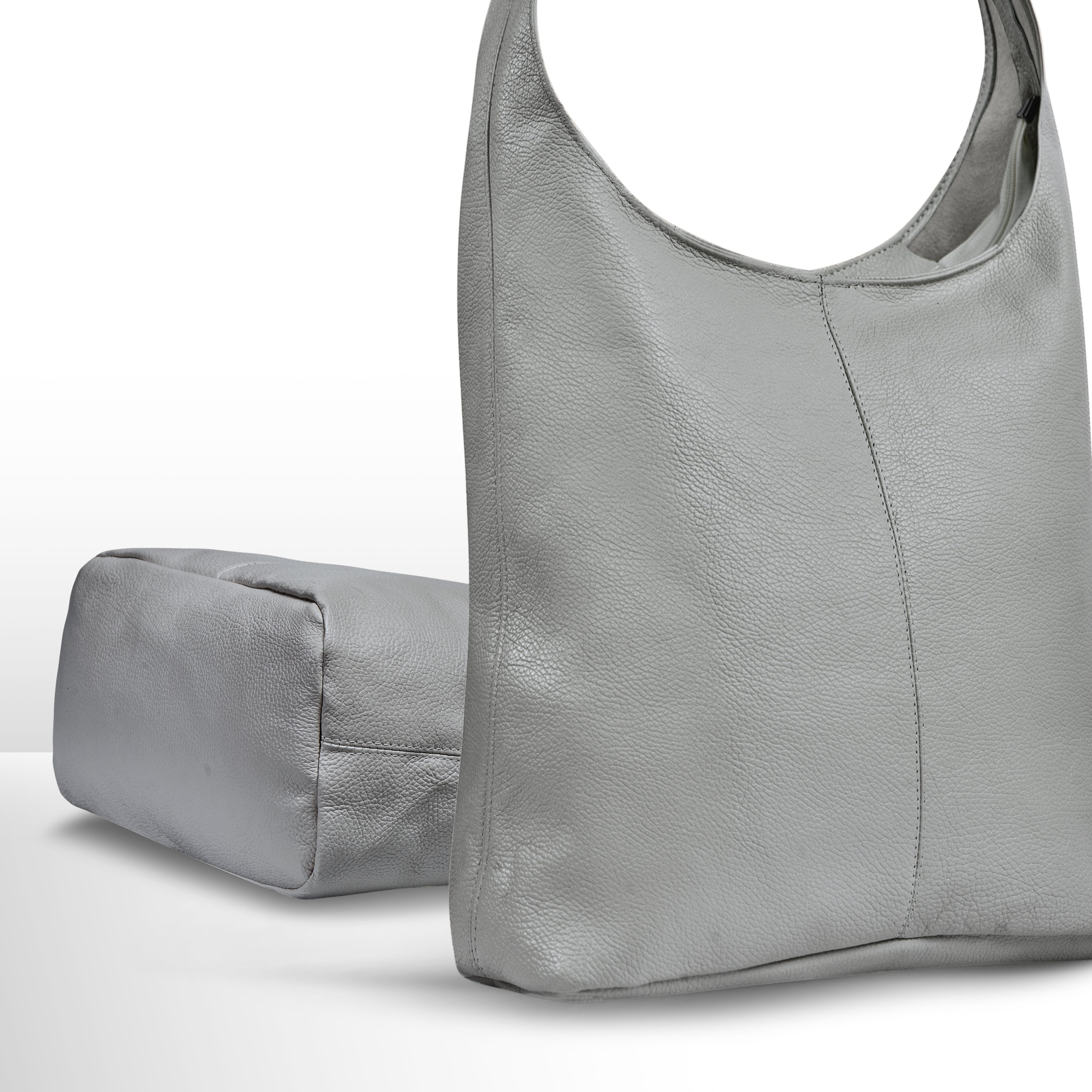Calf Leather Hobo Bag 011943