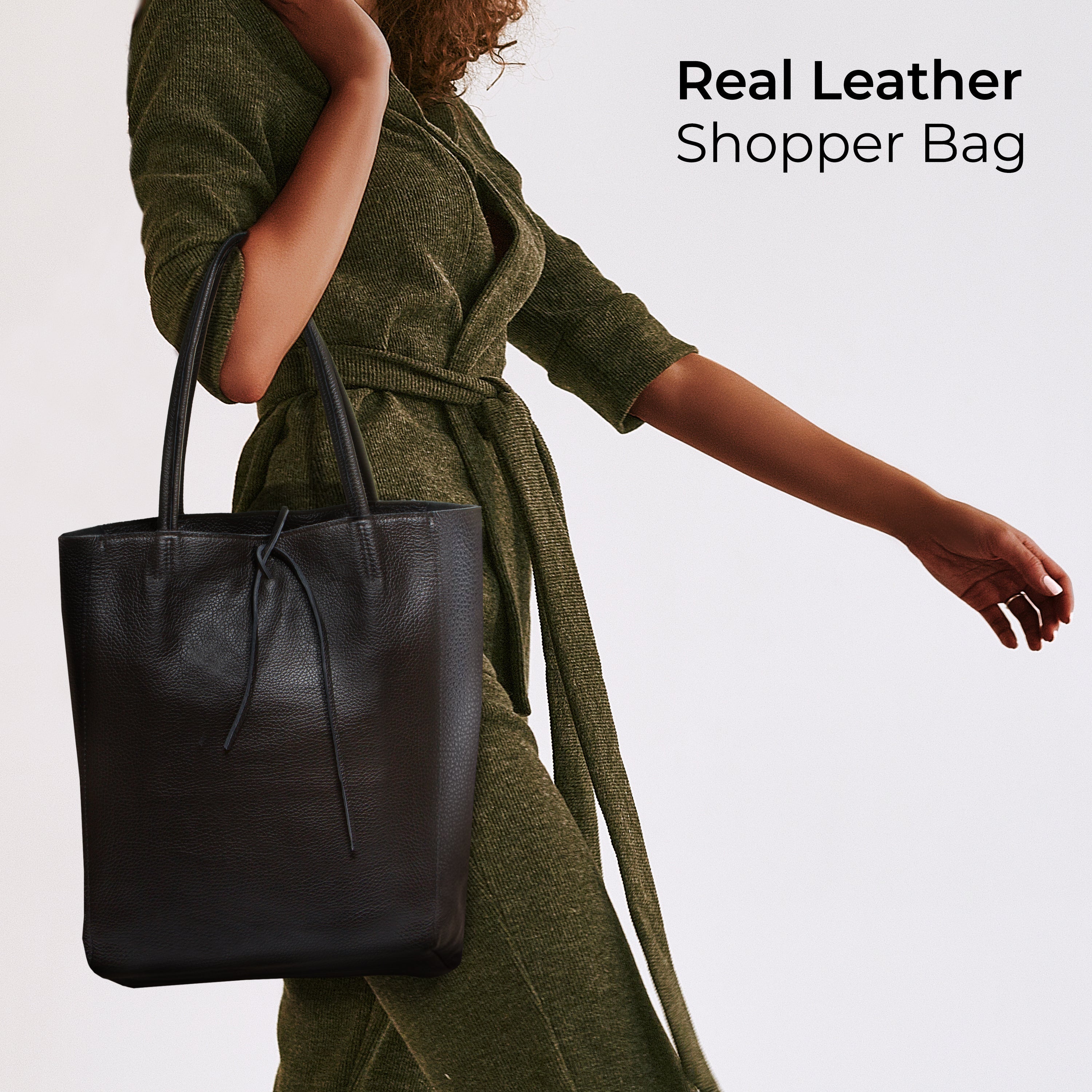 Calf Leather Tote Bag 201718