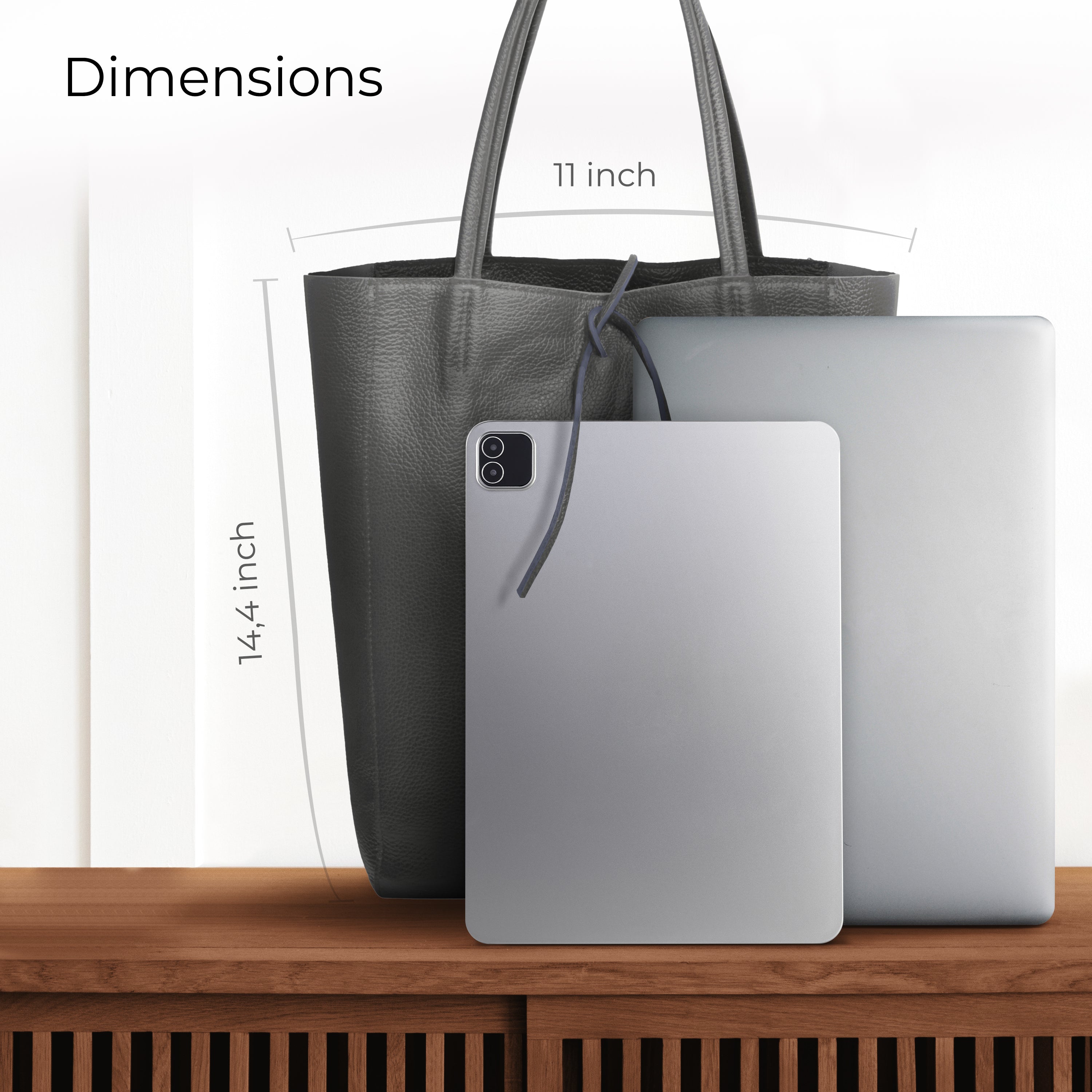 Calf Leather Tote Bag 201718