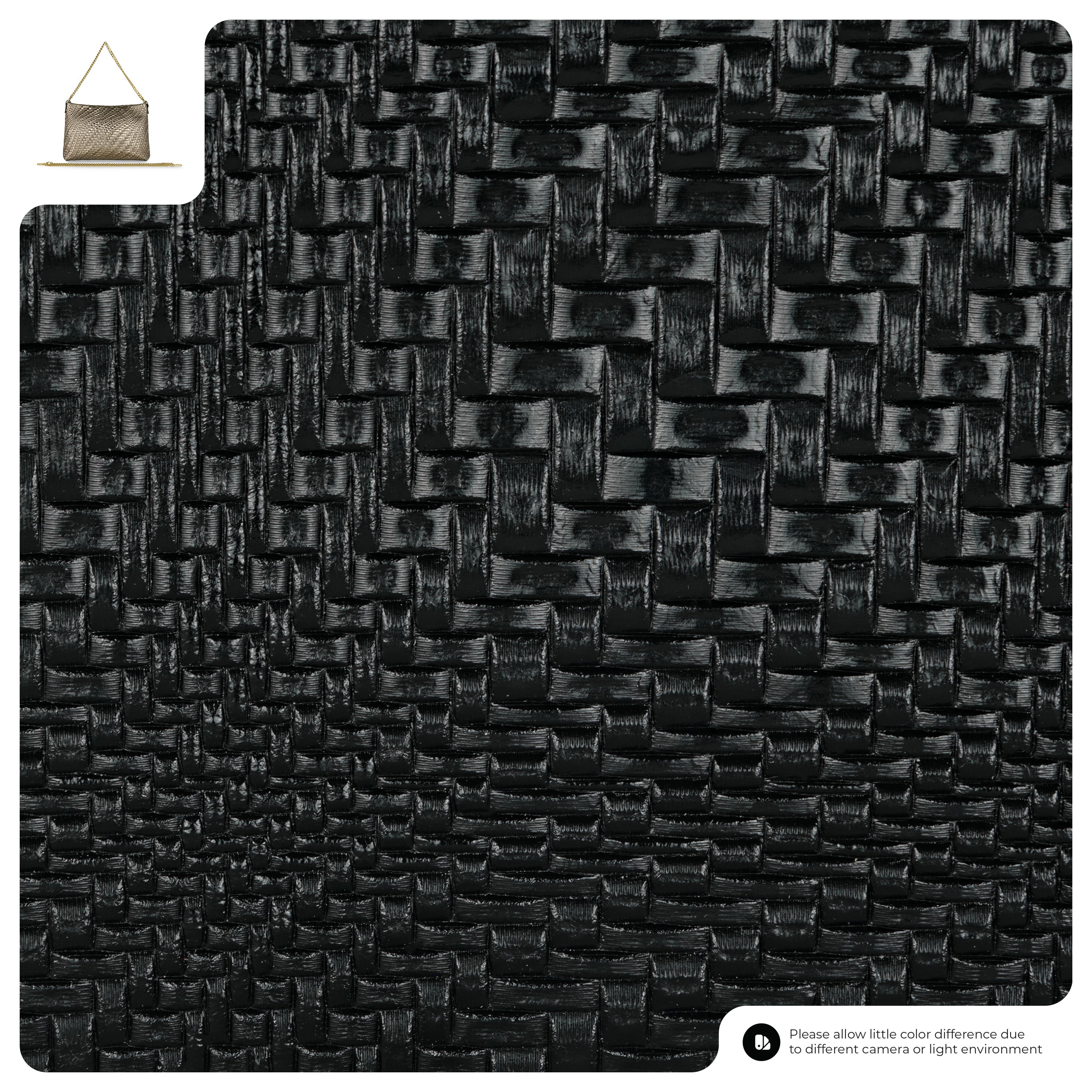 Grid Metallic Suede Leather Crossbody Bag 101315