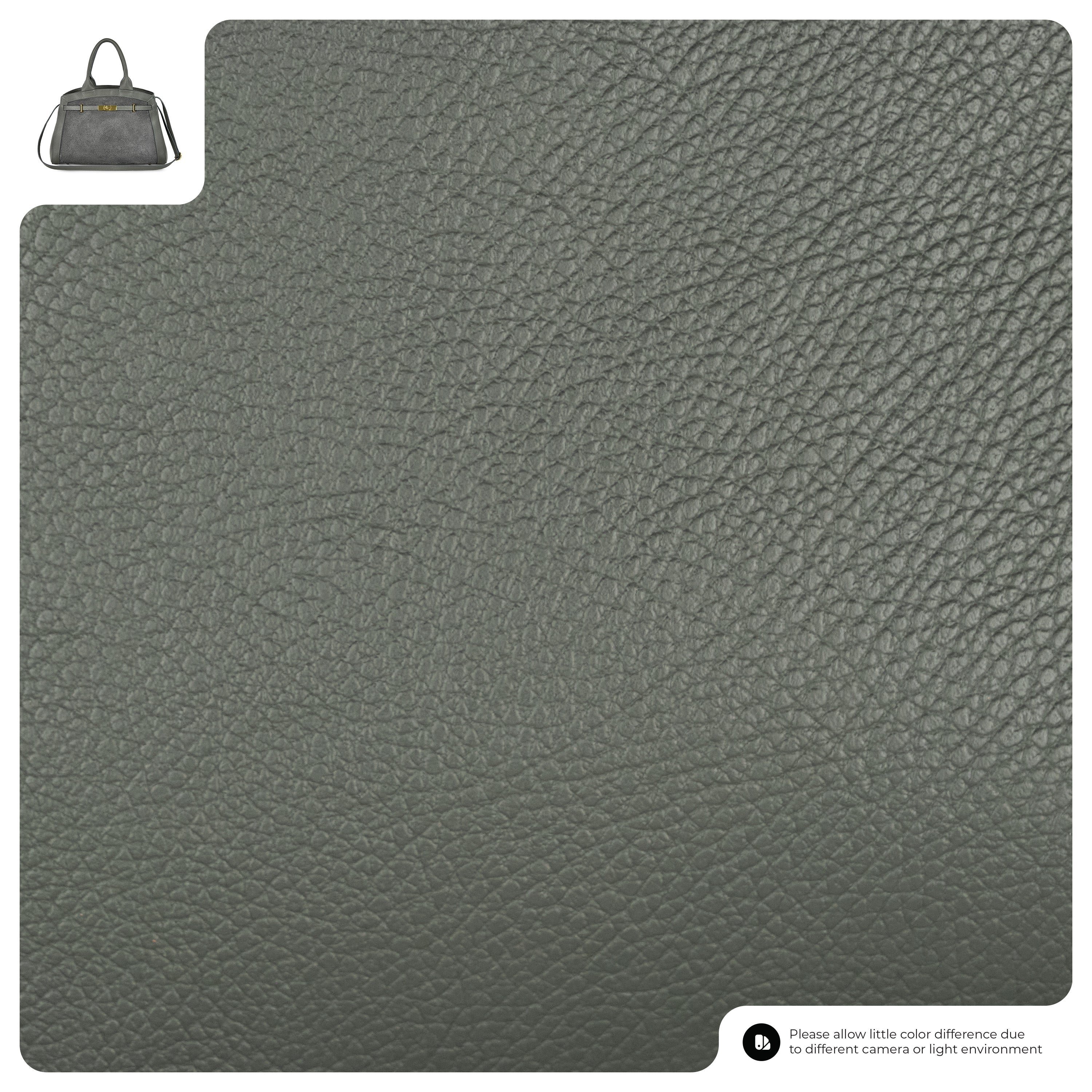 Calf & Suede Leather Top-Handle Bag 333155