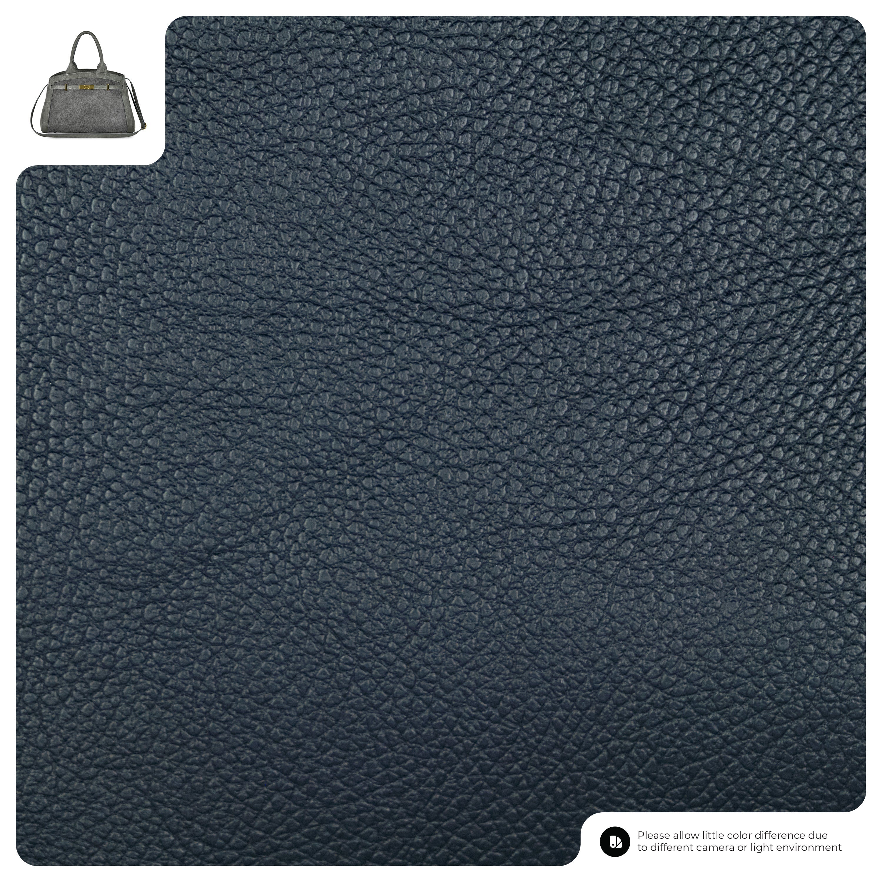 Calf & Suede Leather Top-Handle Bag 333155