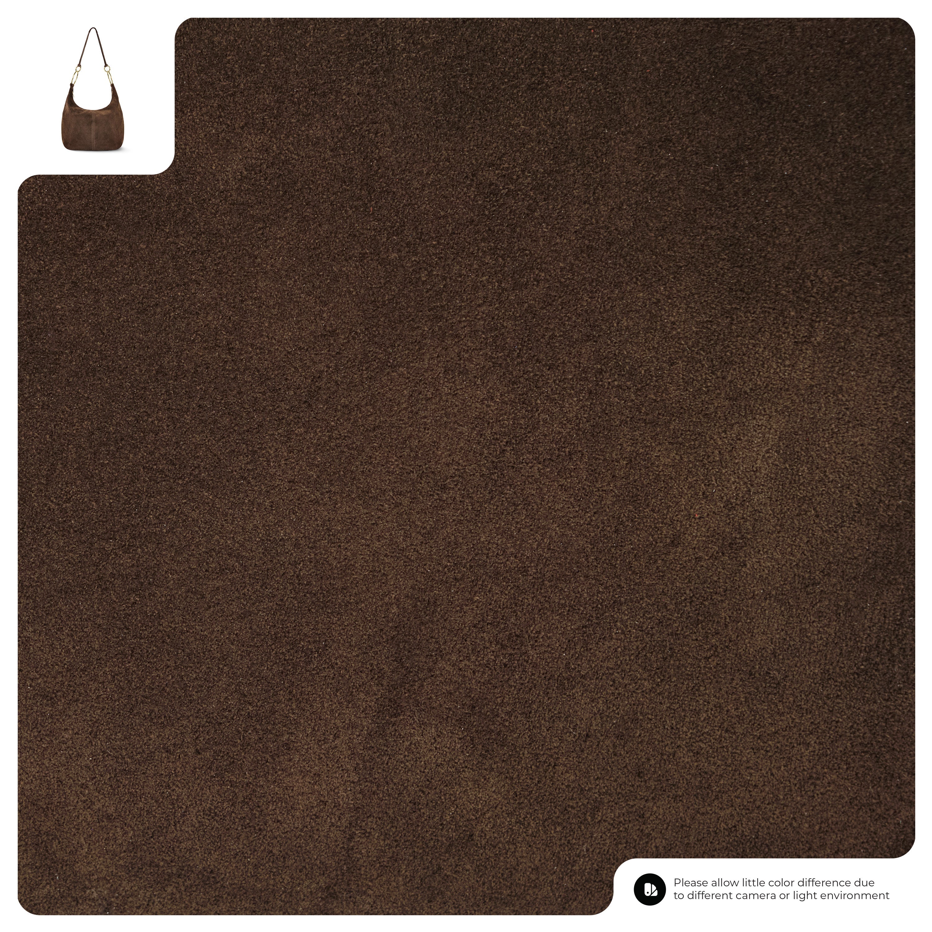 Suede Leather Hobo Bag 272510