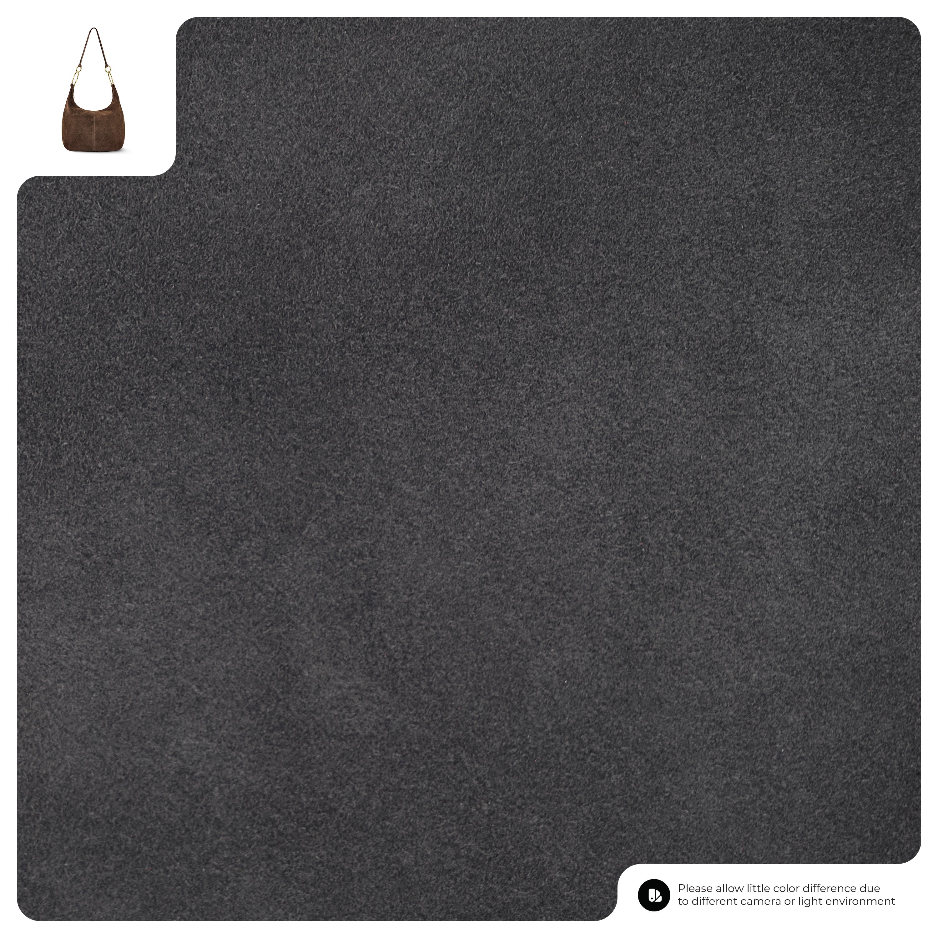 Suede Leather Hobo Bag 272510