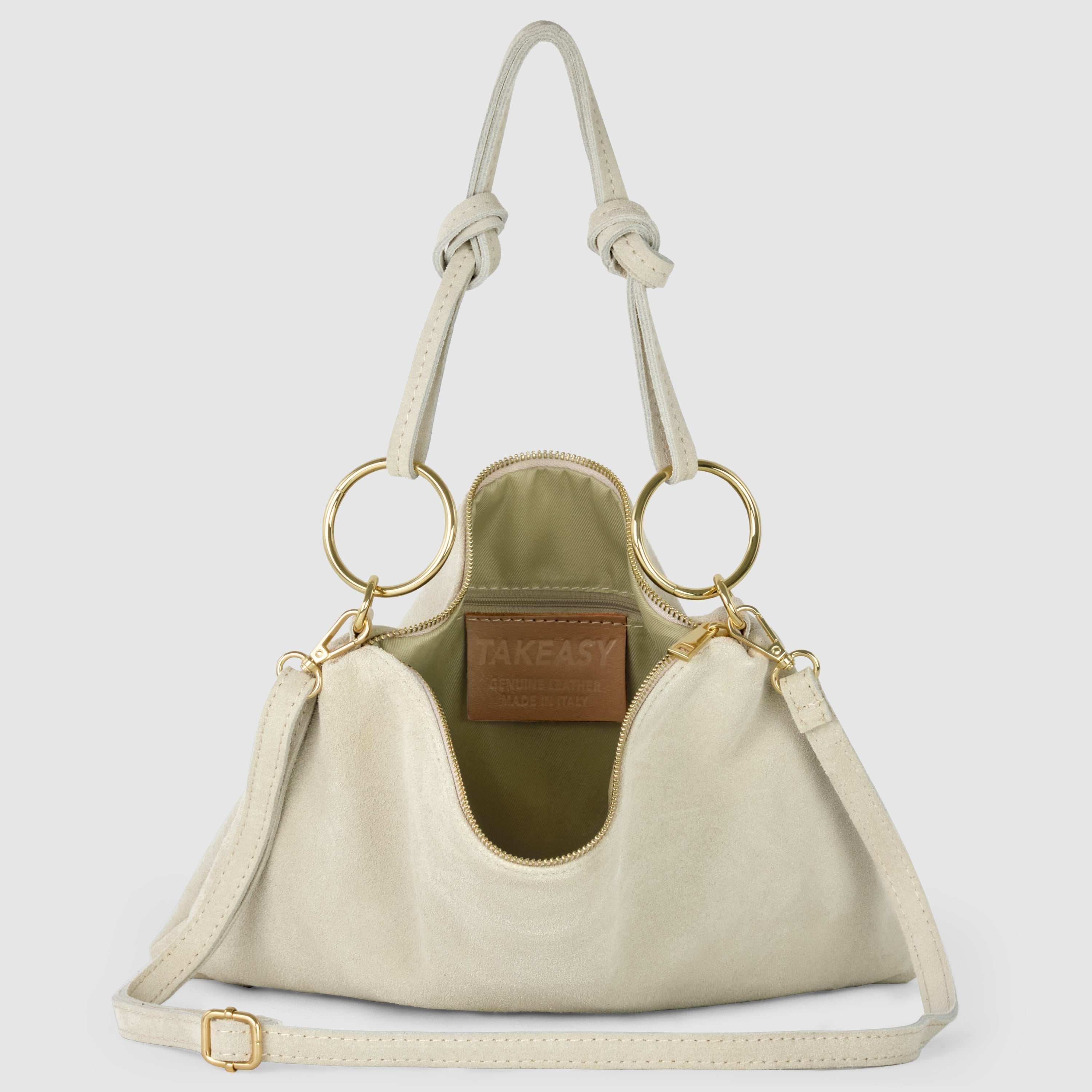 Suede Leather Shoulder Bag 171551