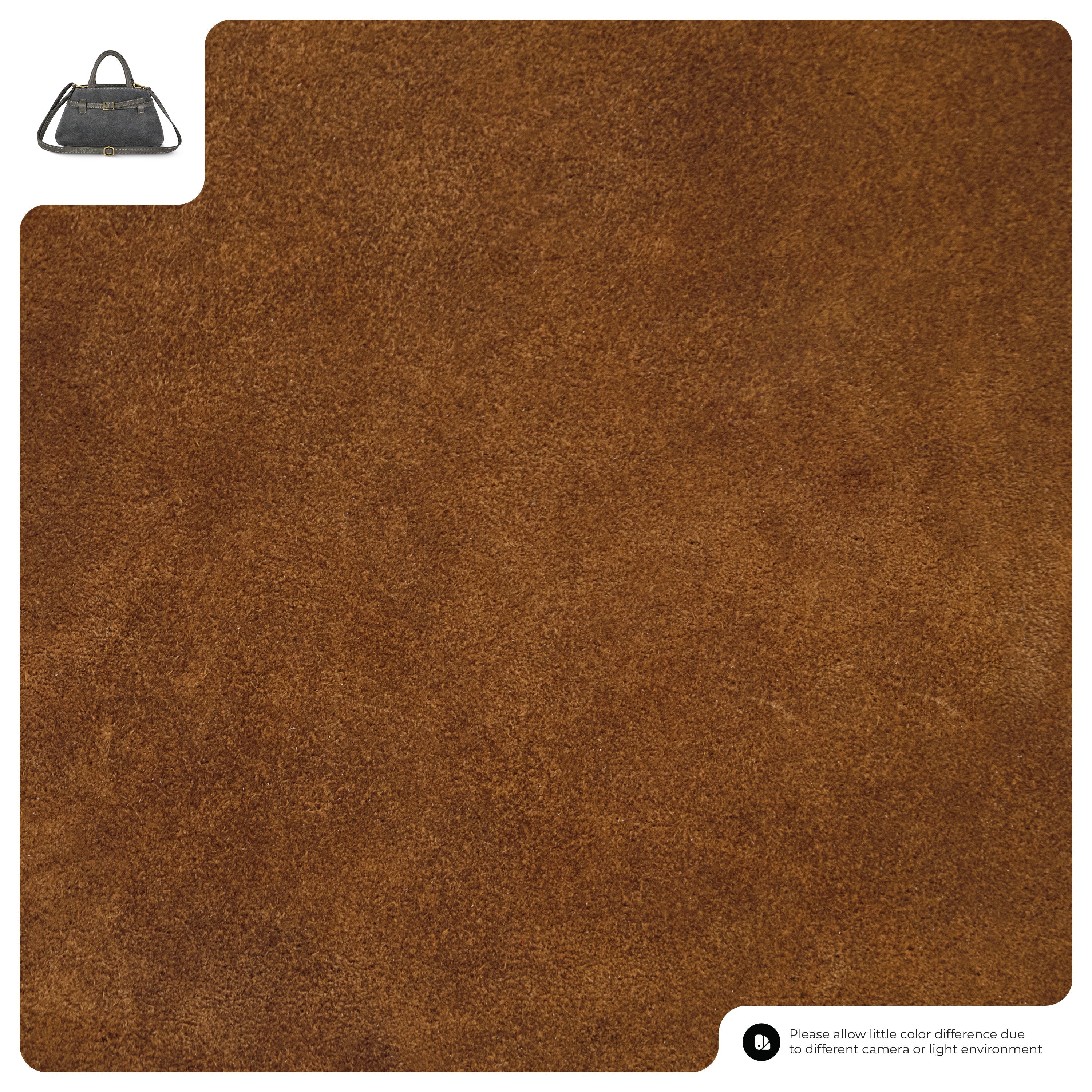 Suede Leather Top-Handle Bag 252352