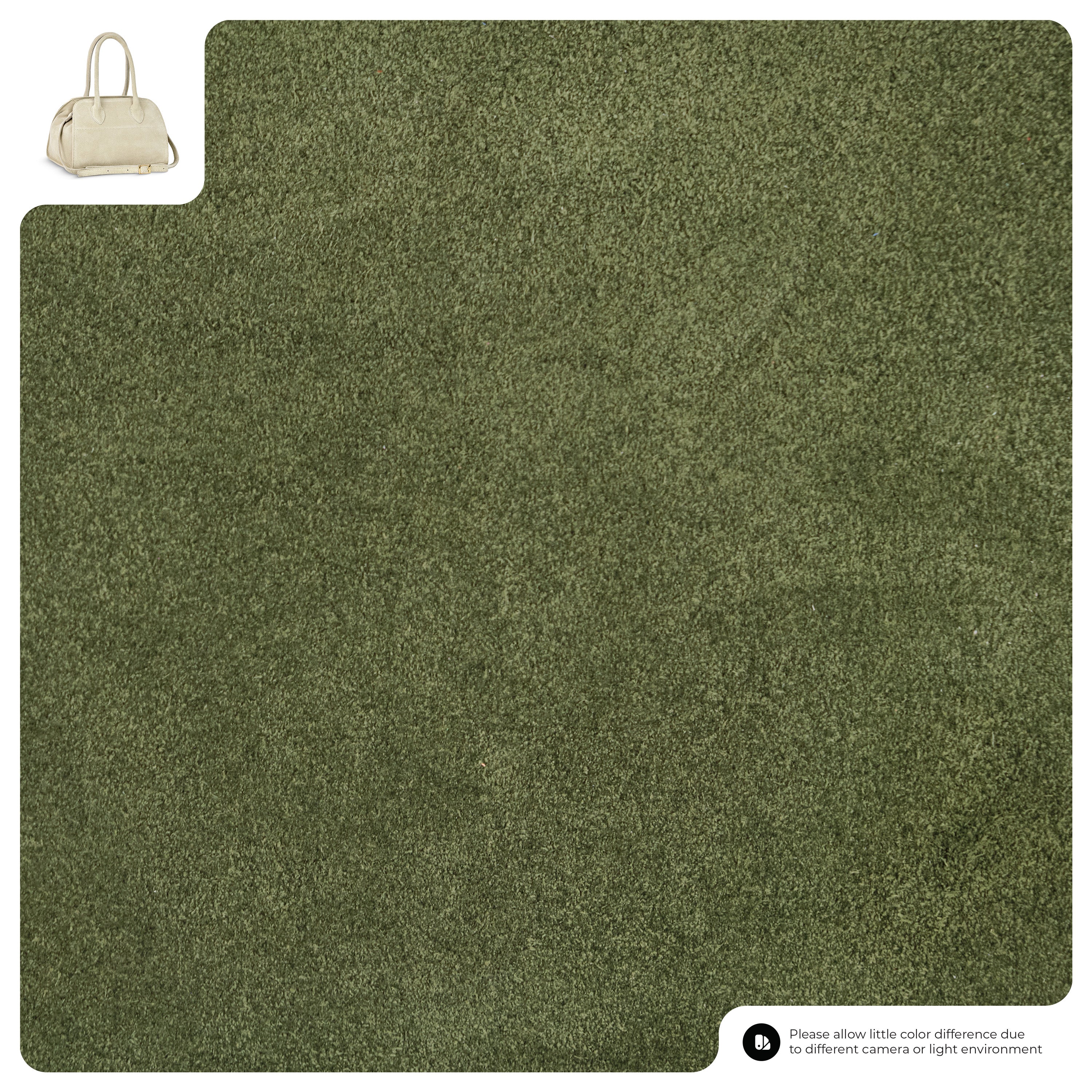 Suede Leather Top-Handle Bag 302811