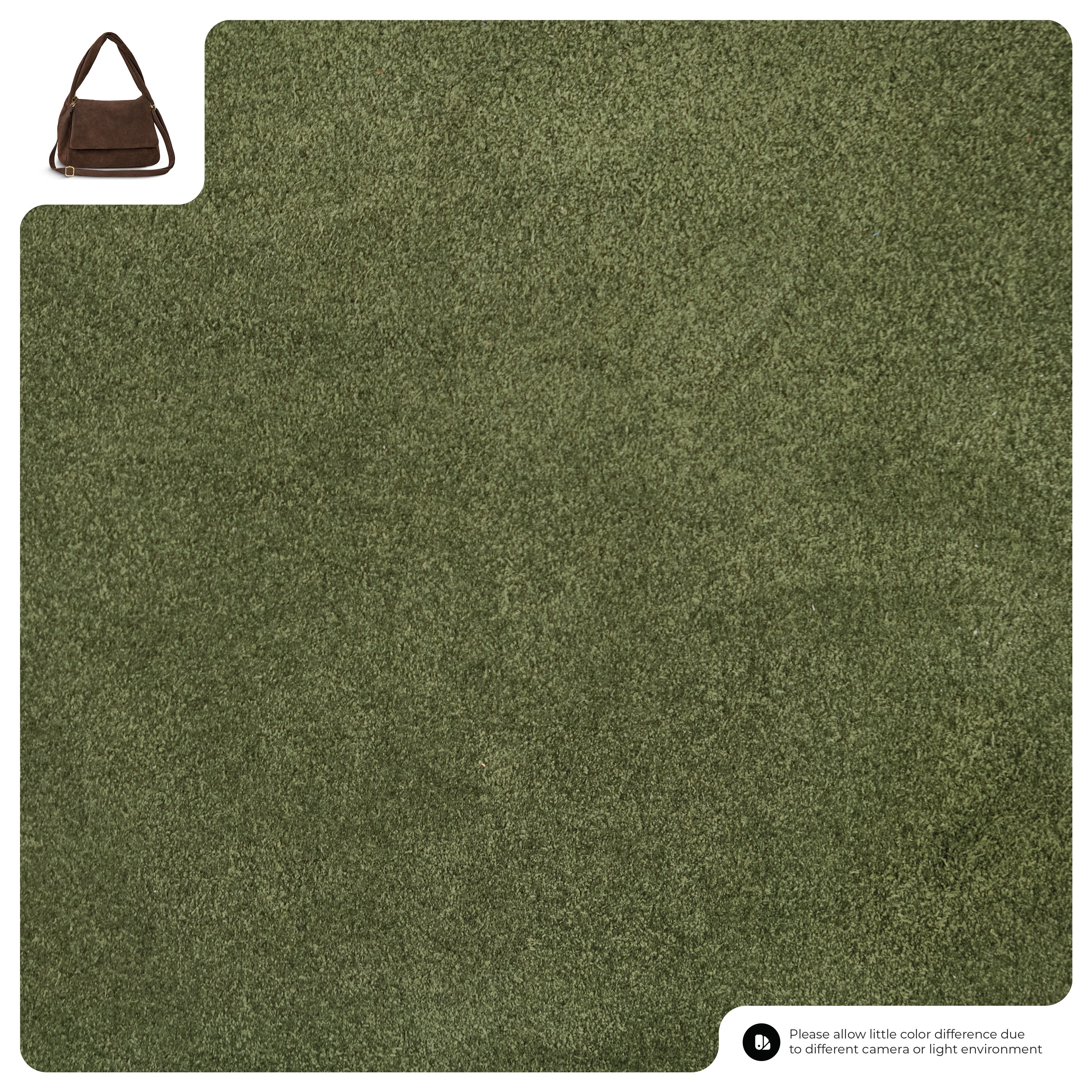 Suede Leather Top-Handle Bag 262495